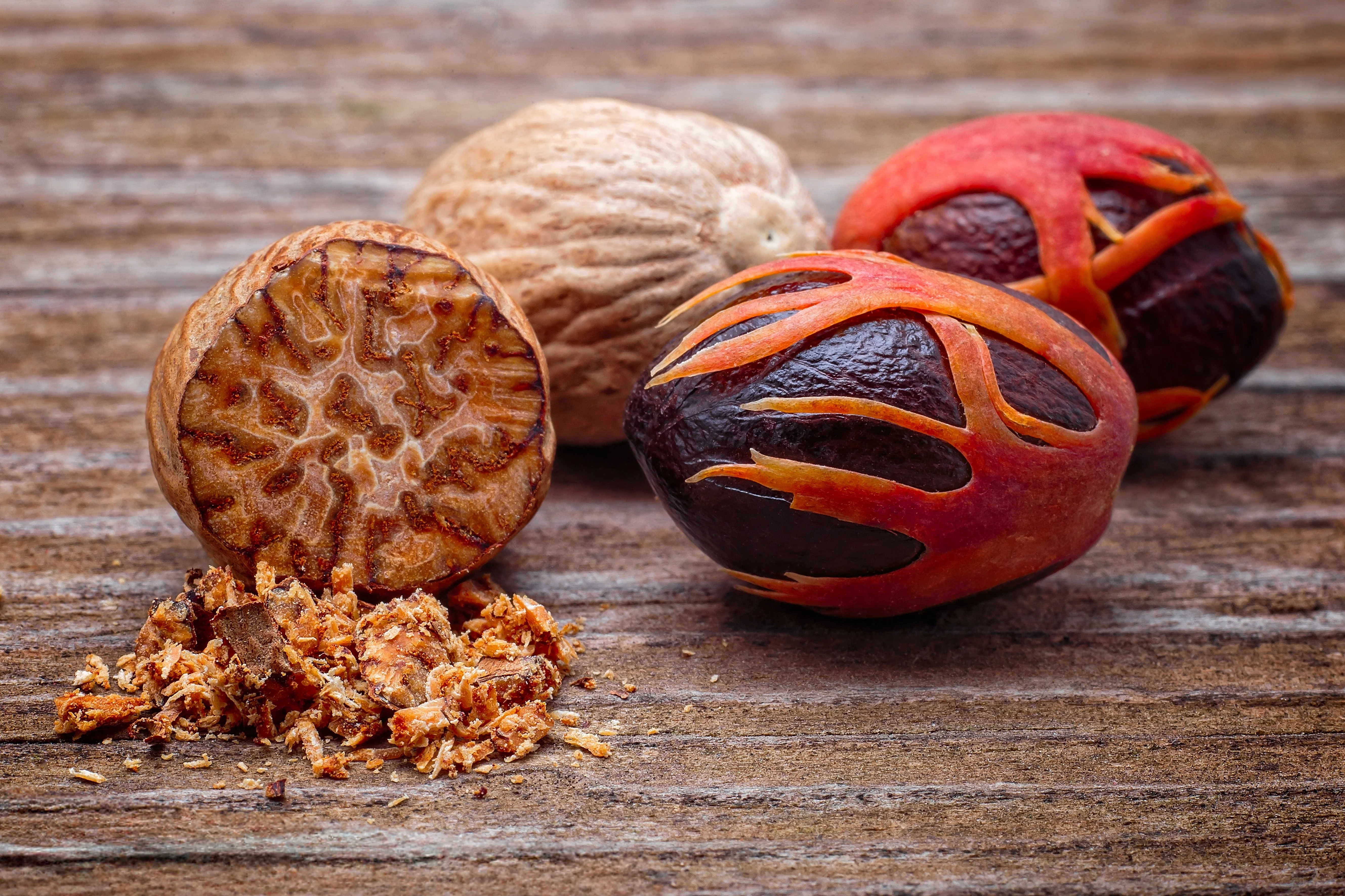 1 NUTMEG TREE Seed Myristica Fragrans Pala MACE Fruit Nut Pumpkin Pie Spice - Image 7