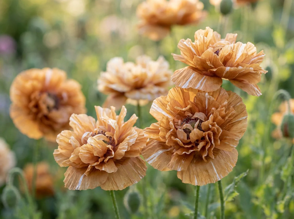 100 Flemish Antique PEONY POPPY MIXED Colors  Papaver Peoniflorum Flower Seeds - Image 6