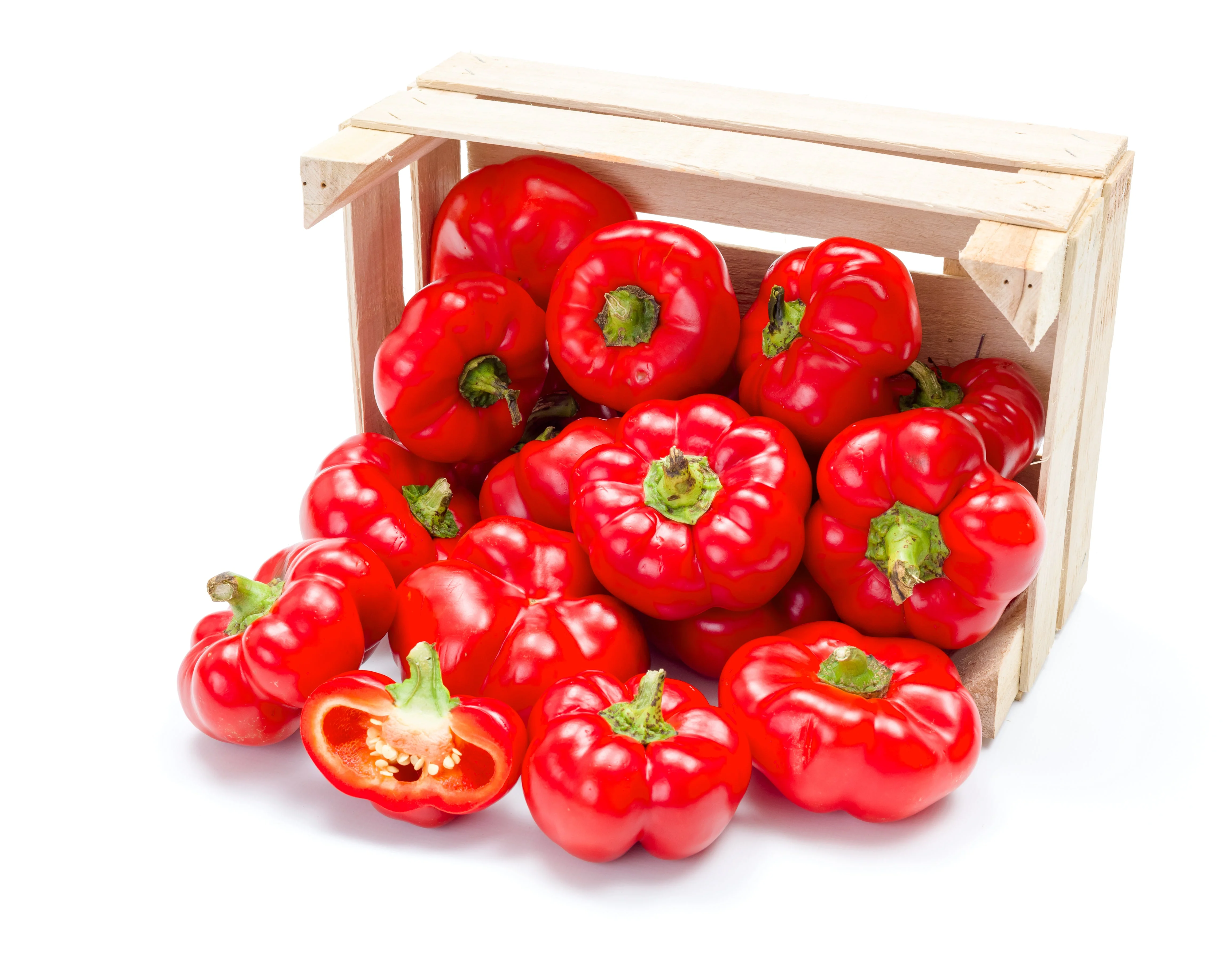 25 ALMA PAPRIKA PEPPER White Orange Red Hungarian Cherry Capsicum Annuum Seeds - Image 5