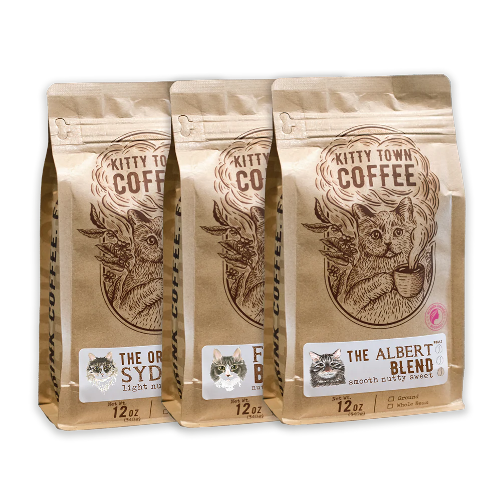 3 Bag Coffee Sampler: Albert, Fezzik, Sydney