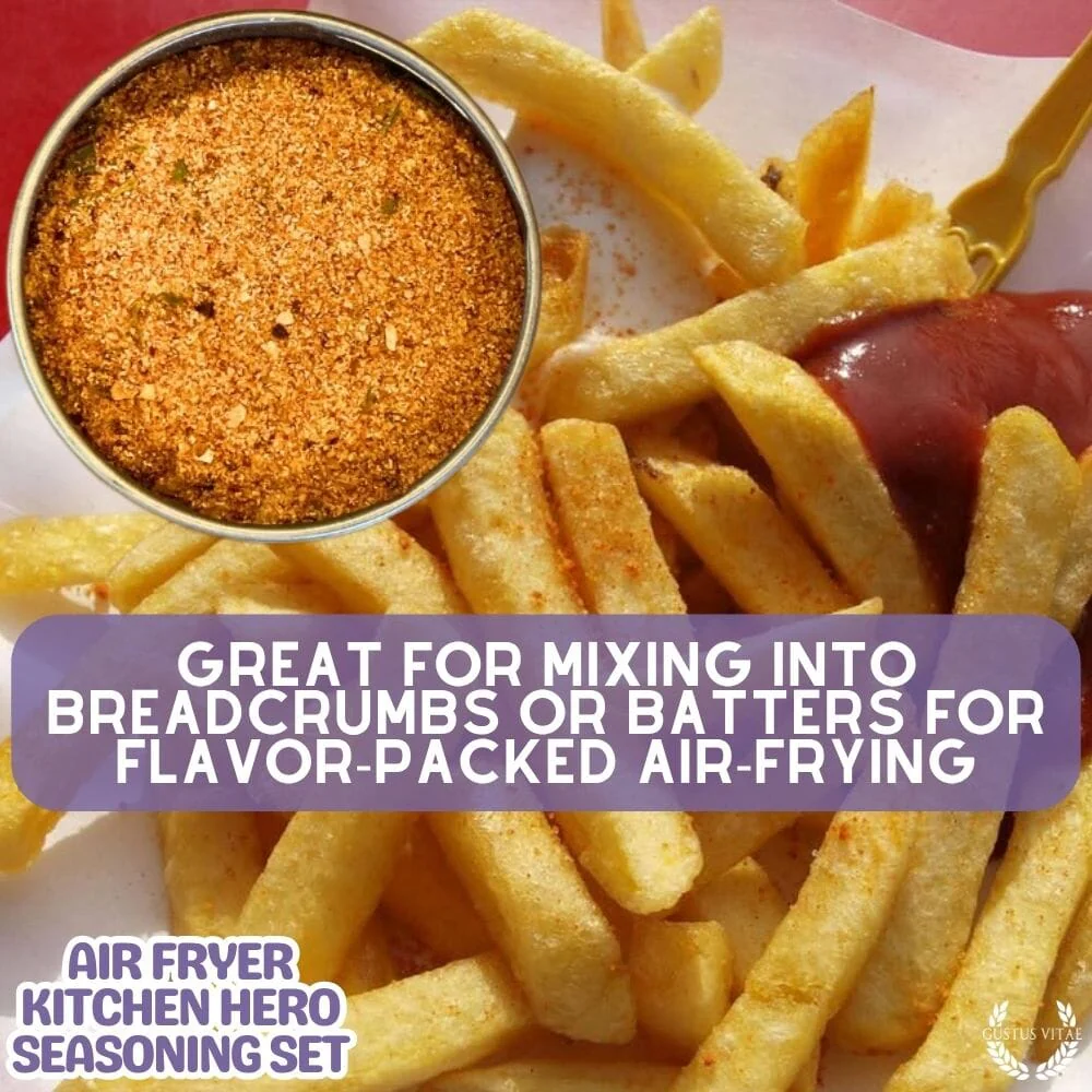 Air Fryer Kitchen Hero Seasoning Set - Artisanal Spice Blends Six Pack - Image 7