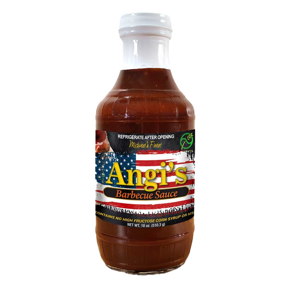 Angi's Barbecue Sauce | Pack of 3 | 18 oz | Gluten Free | Brenmar - Image 2