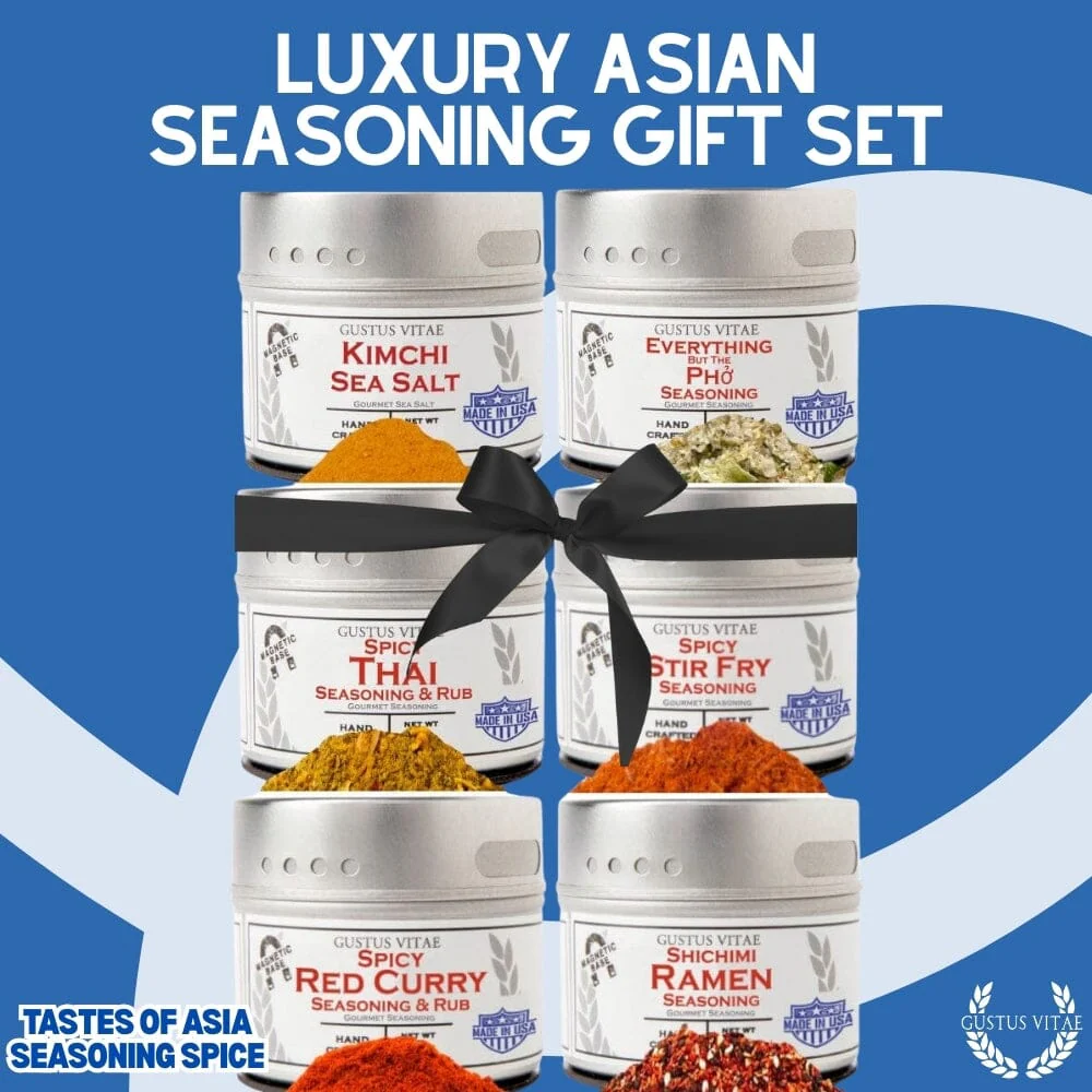 Asian Seasonings Gift Set - Tastes of Asia - Artisanal Spice Blends Six Pack - Image 12