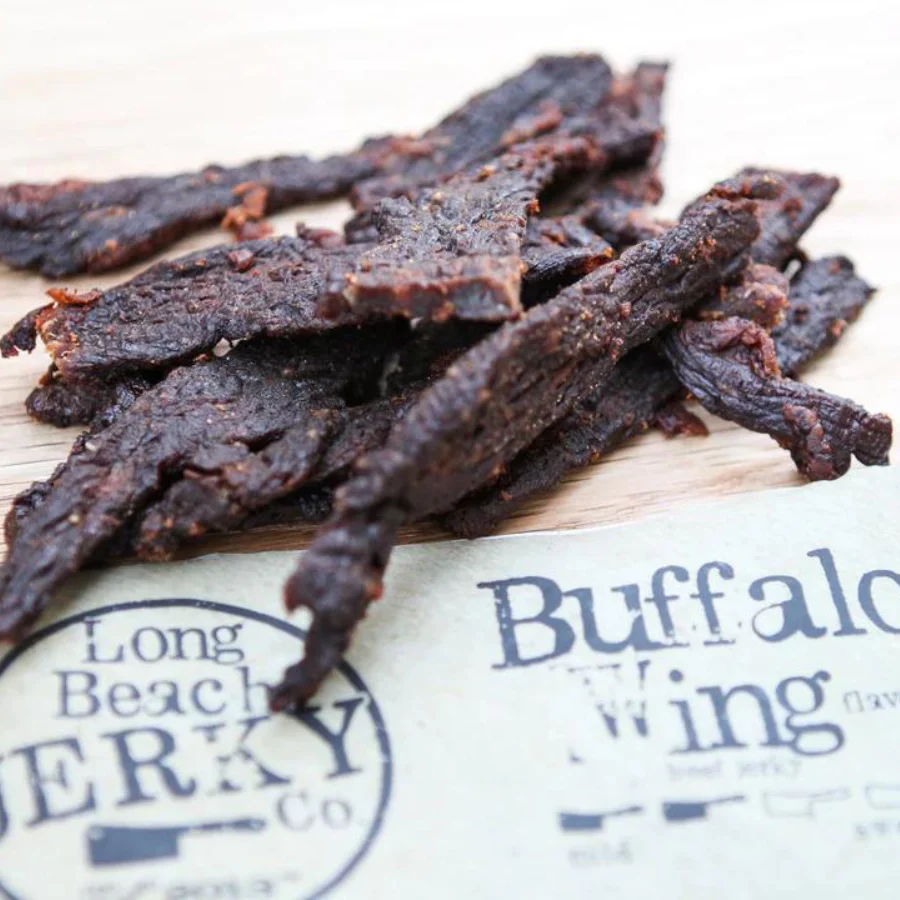 Beef Jerky | 2.5 oz. | Buffalo Wing Flavor | High Protein Snack | Bold and Savory | Ready to Eat | Made with the Best Beef - Image 2