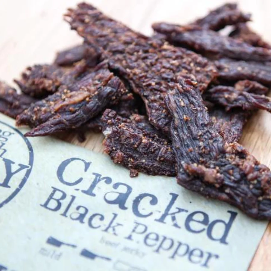 Beef Jerky | 2.5 oz. | Cracked Black Pepper Flavor | High Protein Snack | Bold and Savory | Made with REAL Beef | Perfect On The Go Snack - Image 2