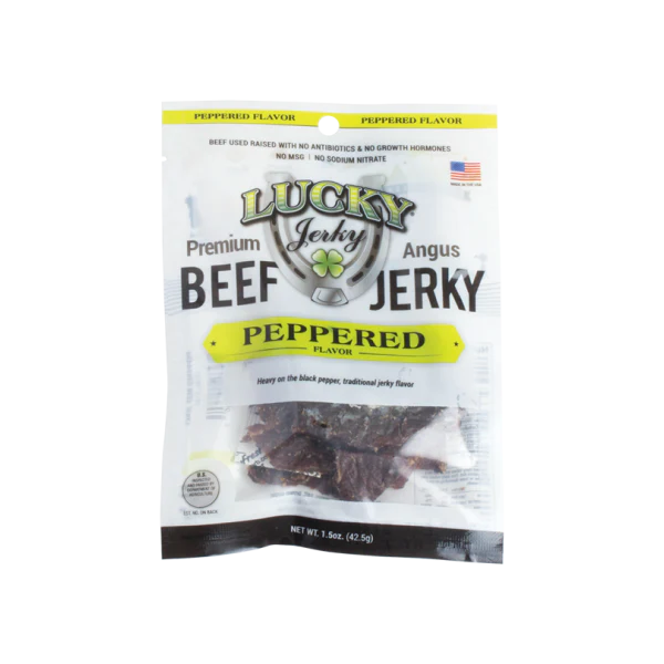 Black Pepper Beef Jerky | 1.5 oz. Bag | Pack of 3 | Premium Beef Jerky | Made in Holdrege, NE | Nebraska Star Beef - Image 2