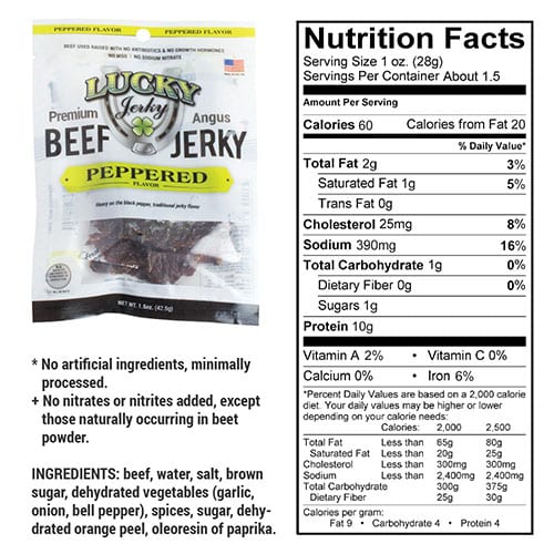 Black Pepper Beef Jerky | 1.5 oz. Bag | Pack of 3 | Premium Beef Jerky | Made in Holdrege, NE | Nebraska Star Beef - Image 4
