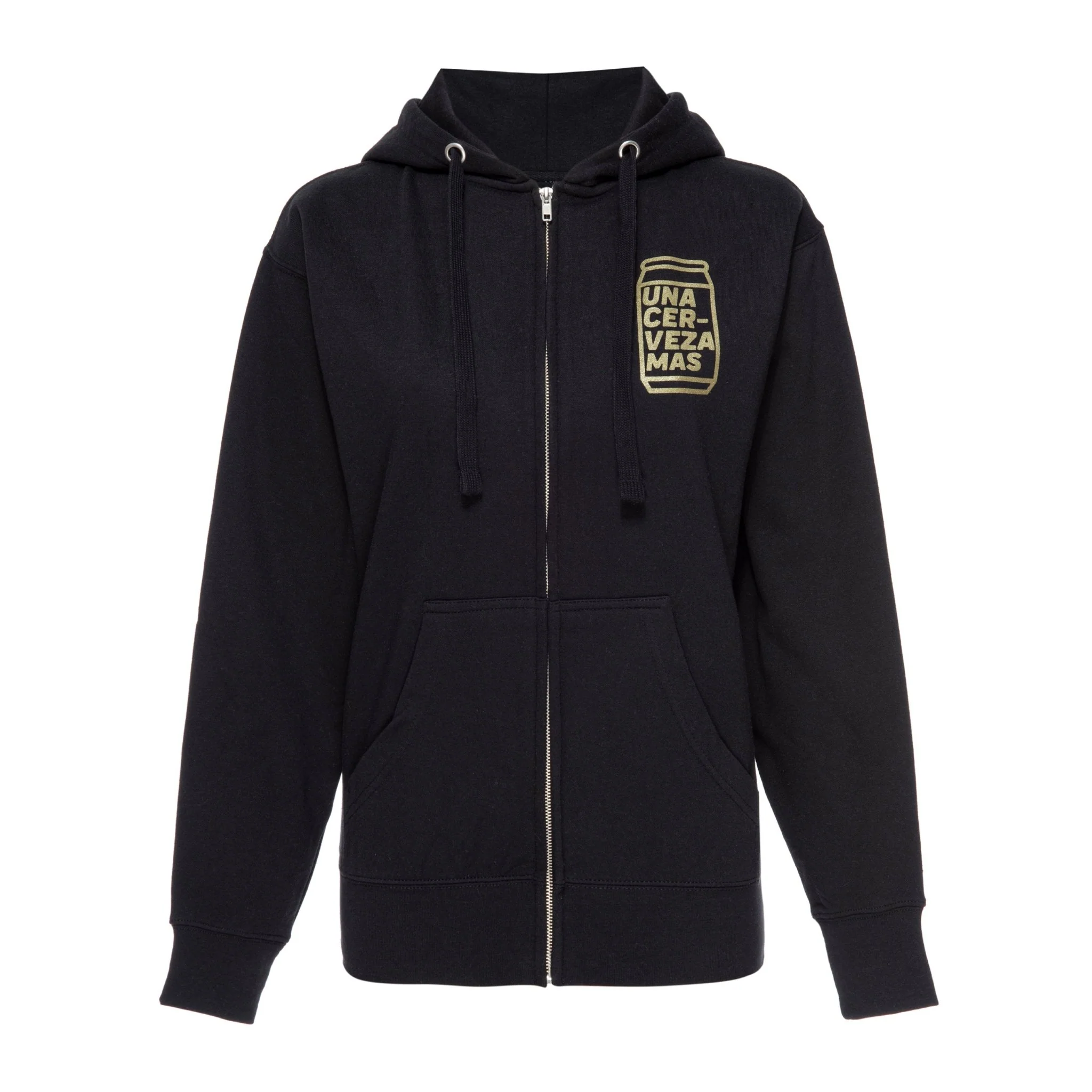 Black Zip-Up Hoodie (Trejo's Cerveza) - Image 5