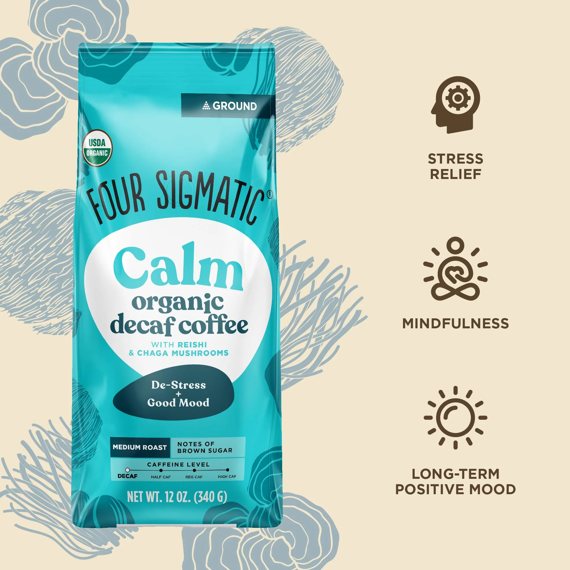 Calm Decaf Ground Coffee - Image 6