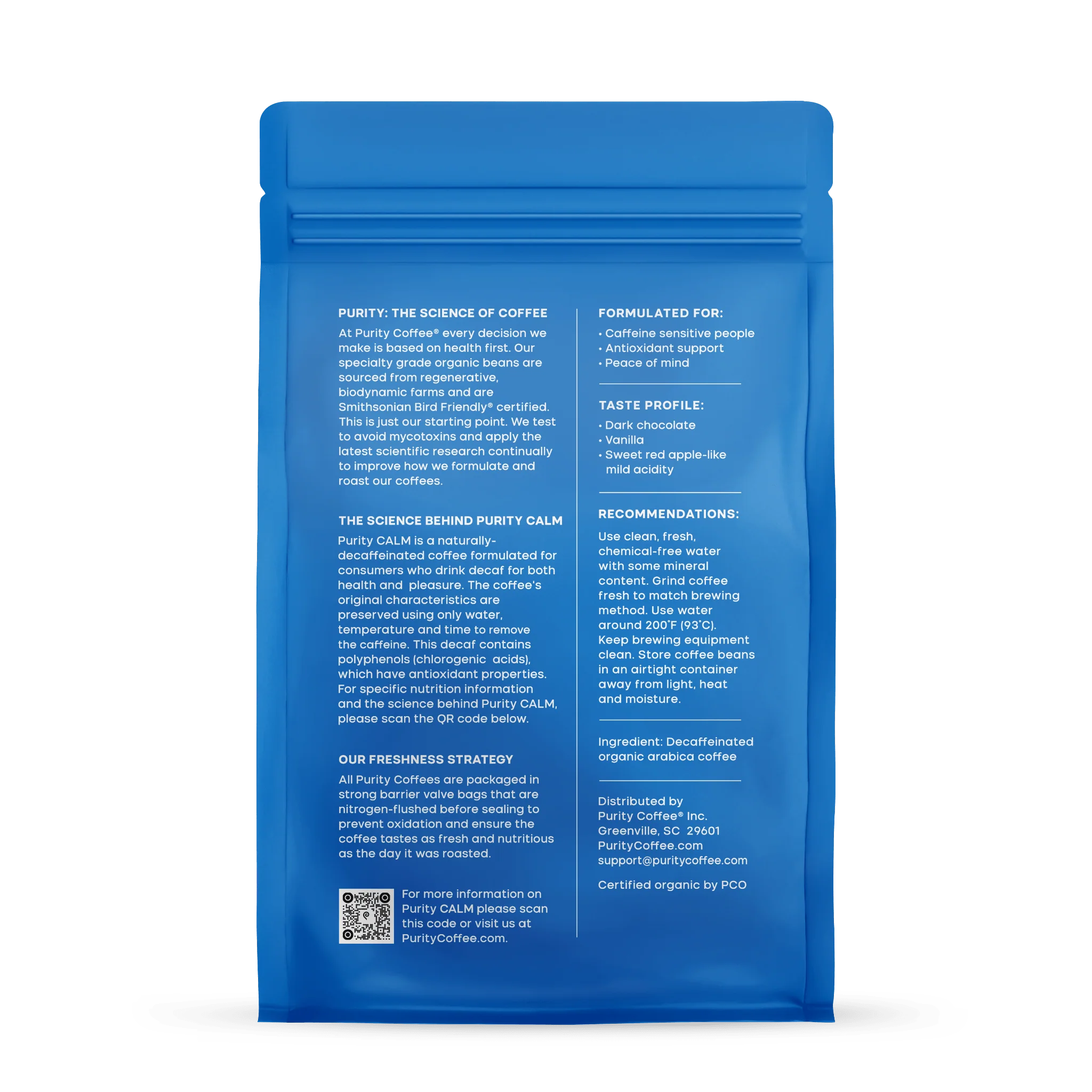 CALM: Decaf Whole Bean Coffee - Image 3