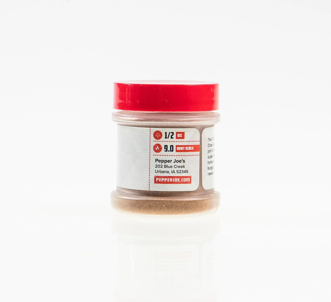 Chocolate Trinidad Scorpion x 7 Pot Douglah Pepper Powder - Image 3