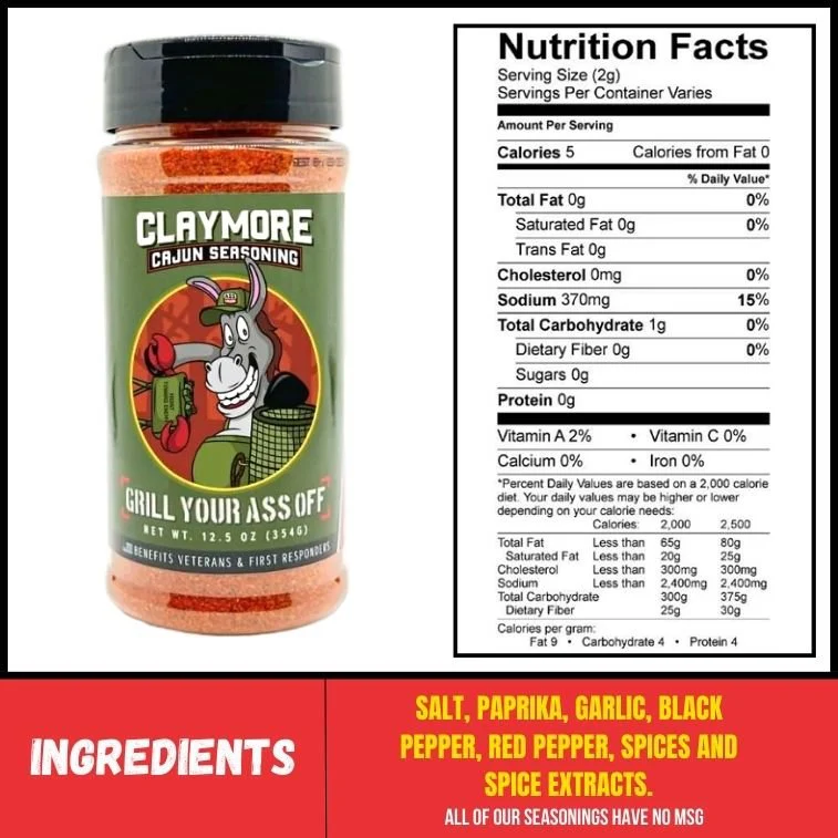 Claymore Cajun Seasoning - Image 6