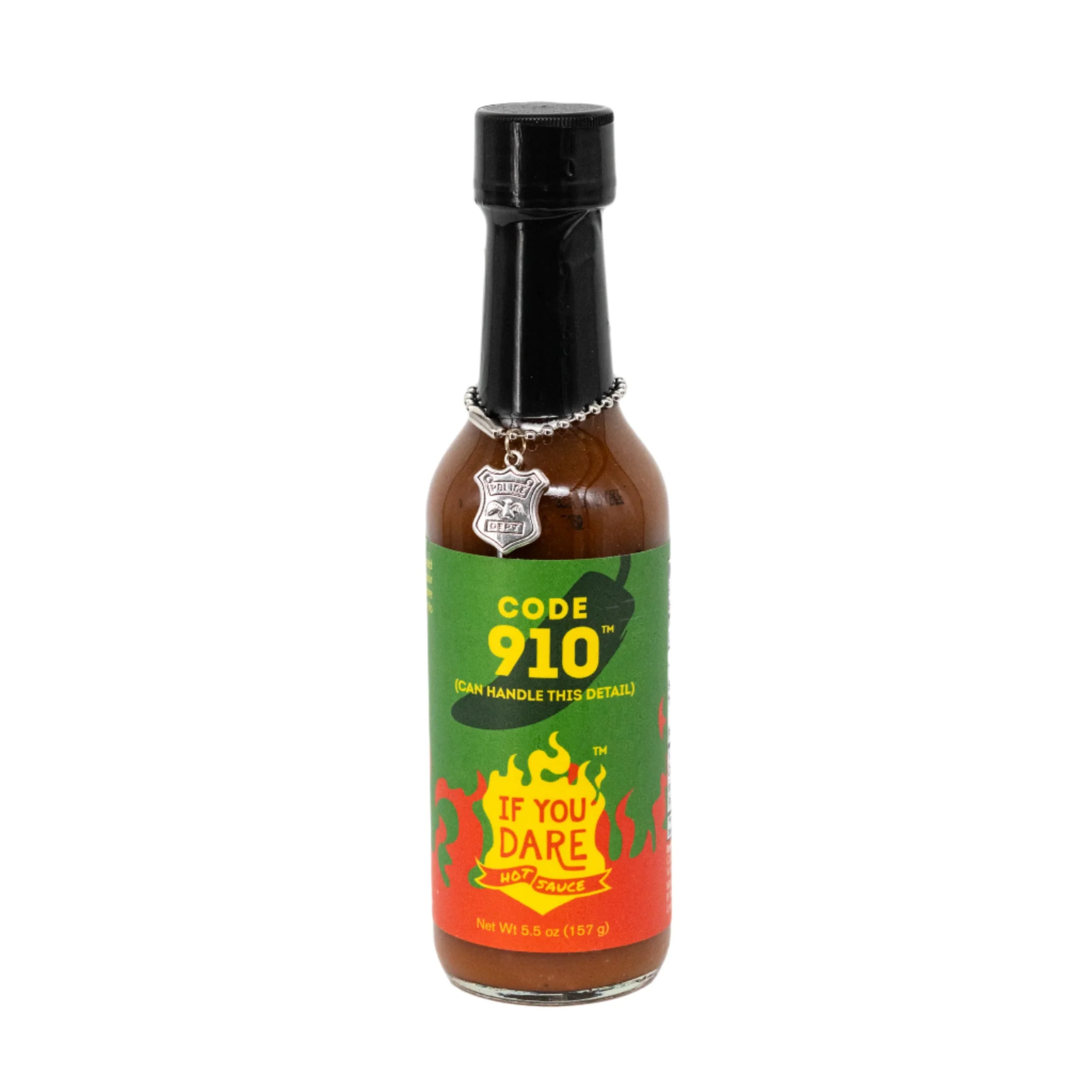 Code 910 Hot Sauce | Pack of 6 | 5.5 oz | Medium Heat  Level | If You Dare Foods - Image 2