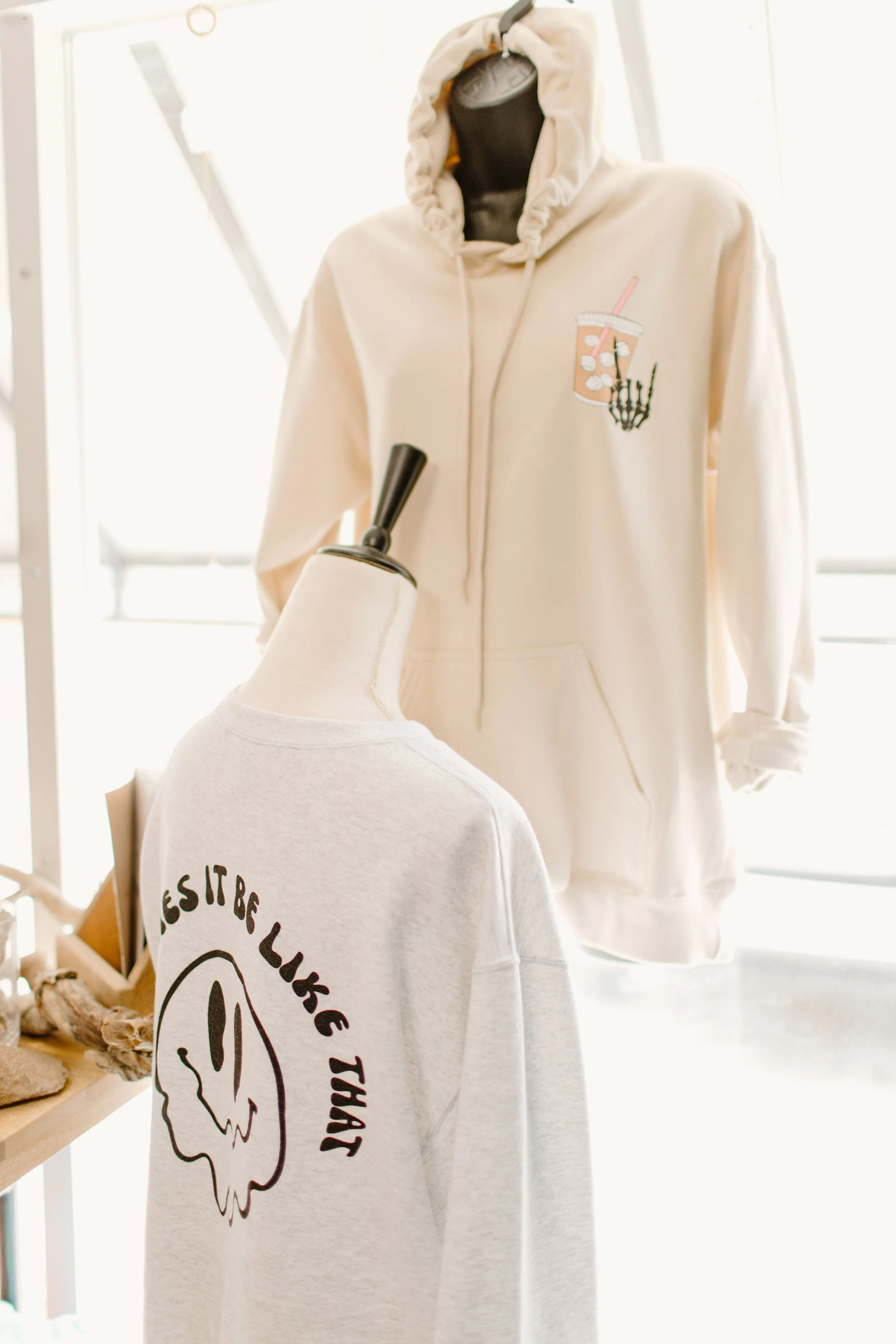 Coffee and Anxiety Graphic Sweatshirt - Image 2
