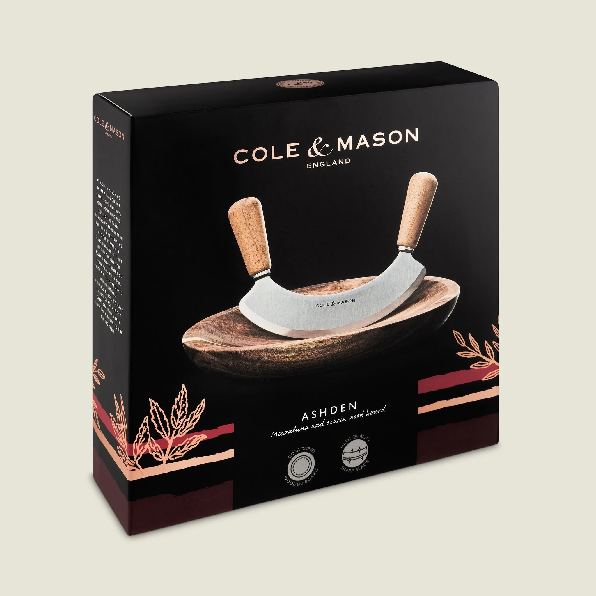 Cole & Mason Ashden Mezzaluna and Board - Image 4