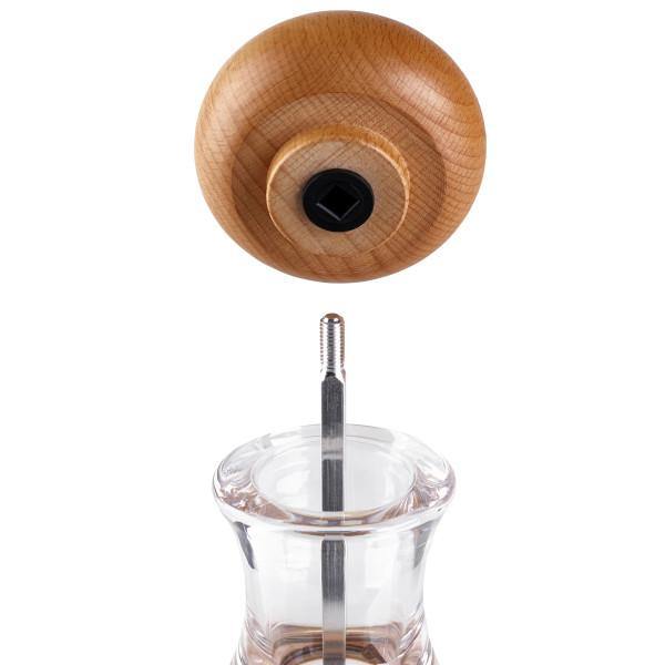 Cole & Mason Basics Beech Wood & Acrylic Salt & Pepper Mill Set - Image 4