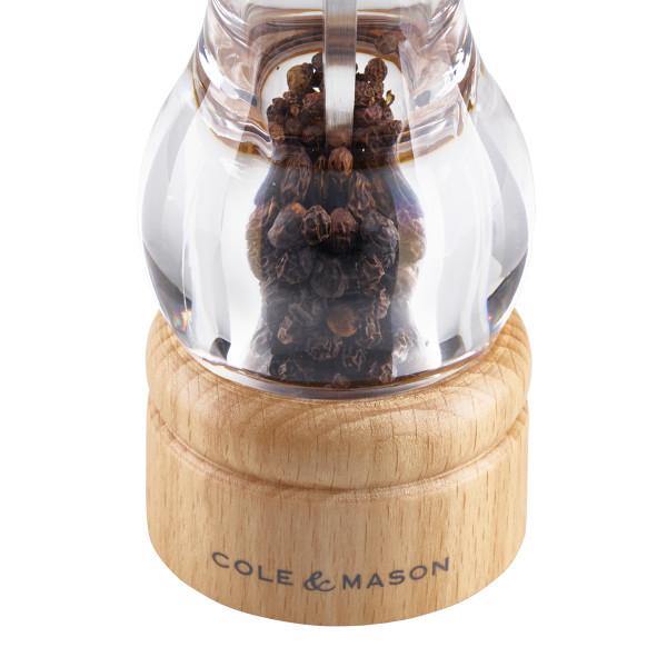 Cole & Mason Basics Beech Wood & Acrylic Salt & Pepper Mill Set - Image 5
