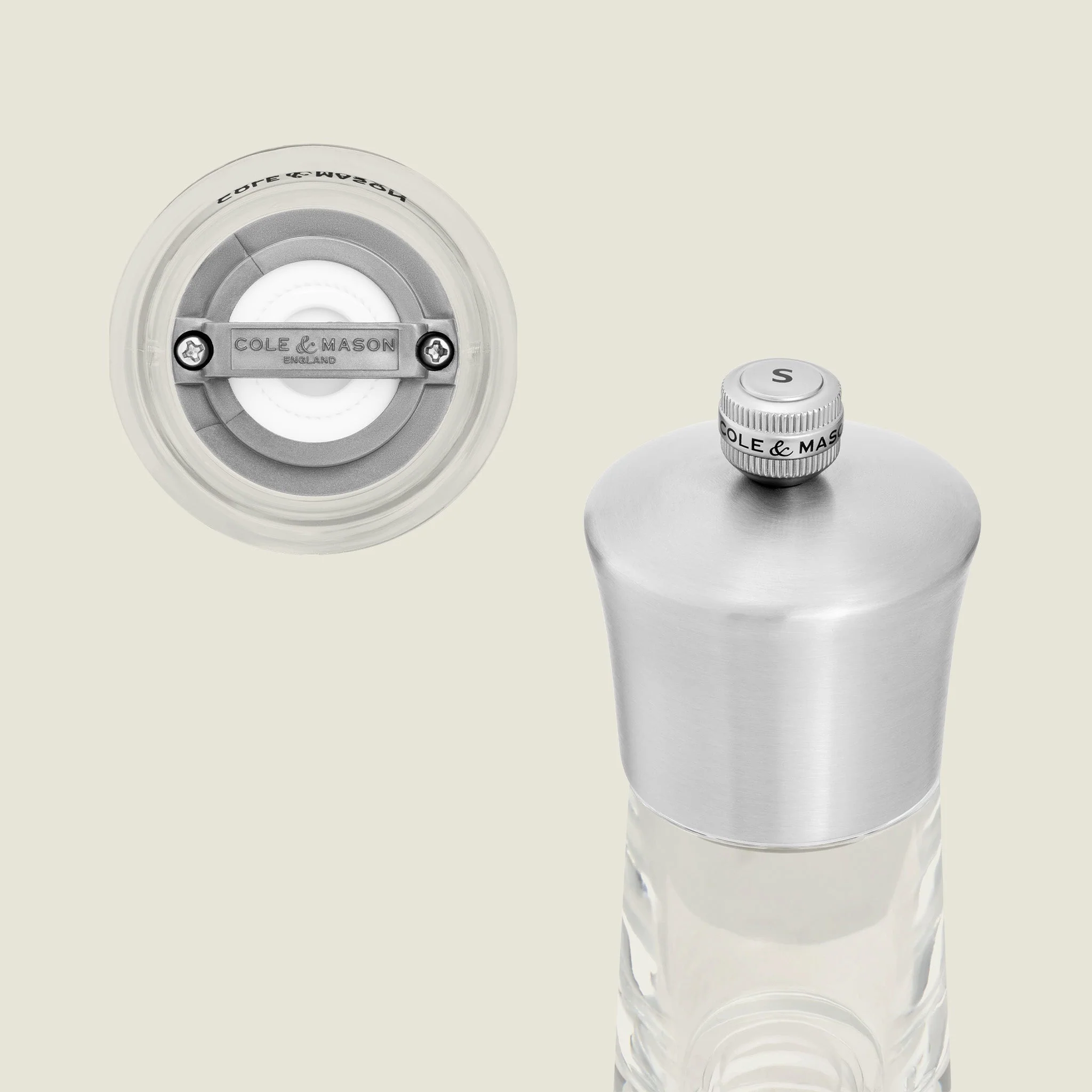 Cole & Mason Bromley Acrylic & Stainless Steel Mill 6" - Image 11