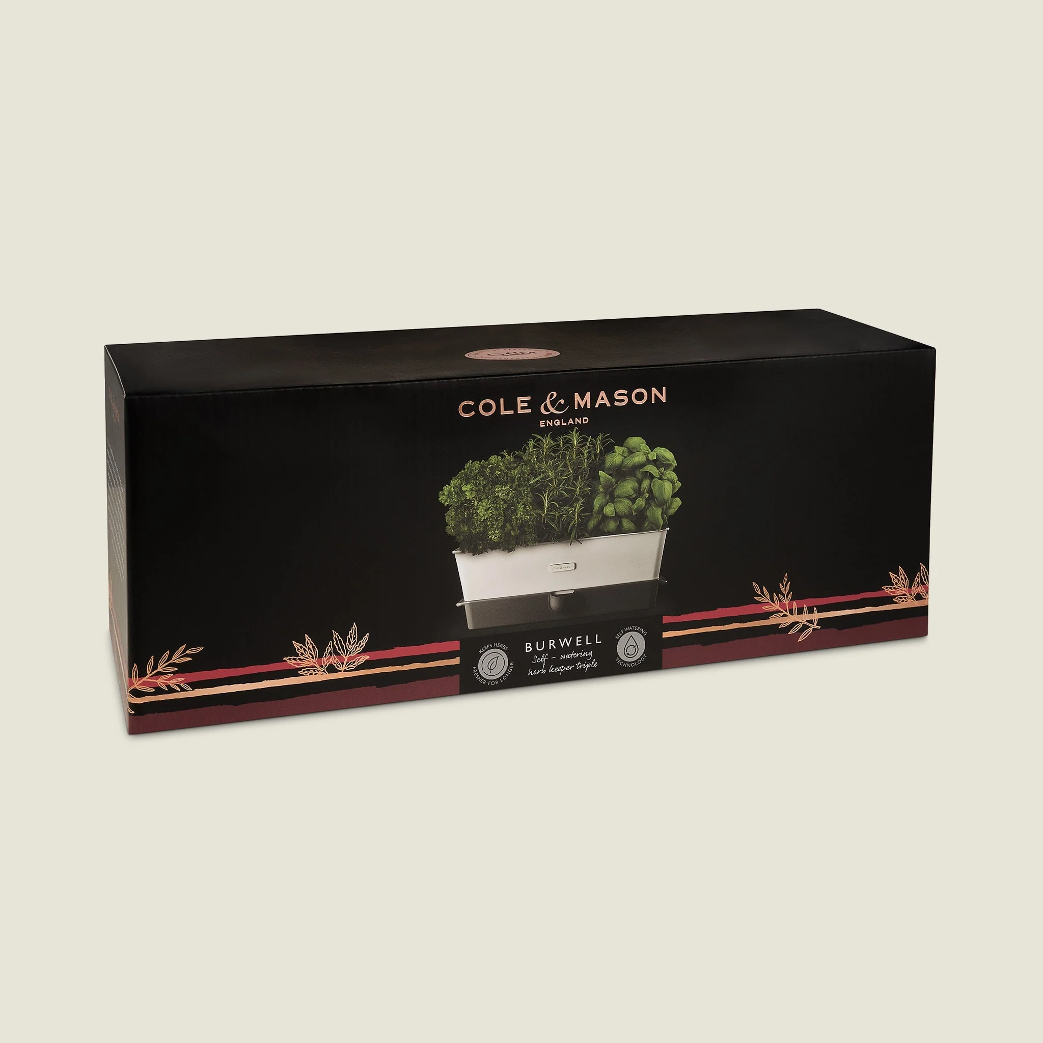 Cole & Mason Burwell Self-Watering Potted Herb Keeper - Image 8