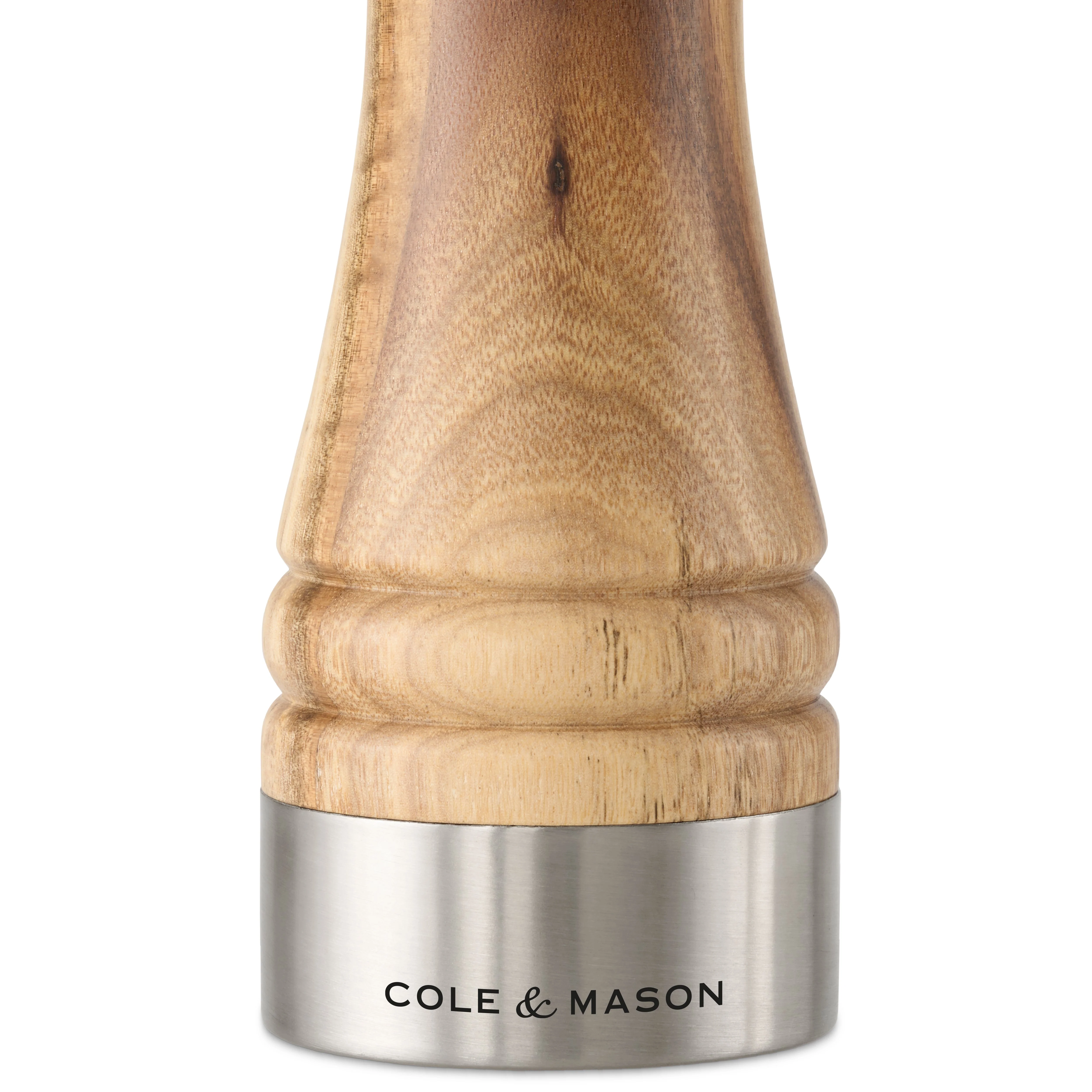 Cole & Mason Camden Traditional Acacia Salt and Pepper Mill Gift Set 8.5" - Image 4