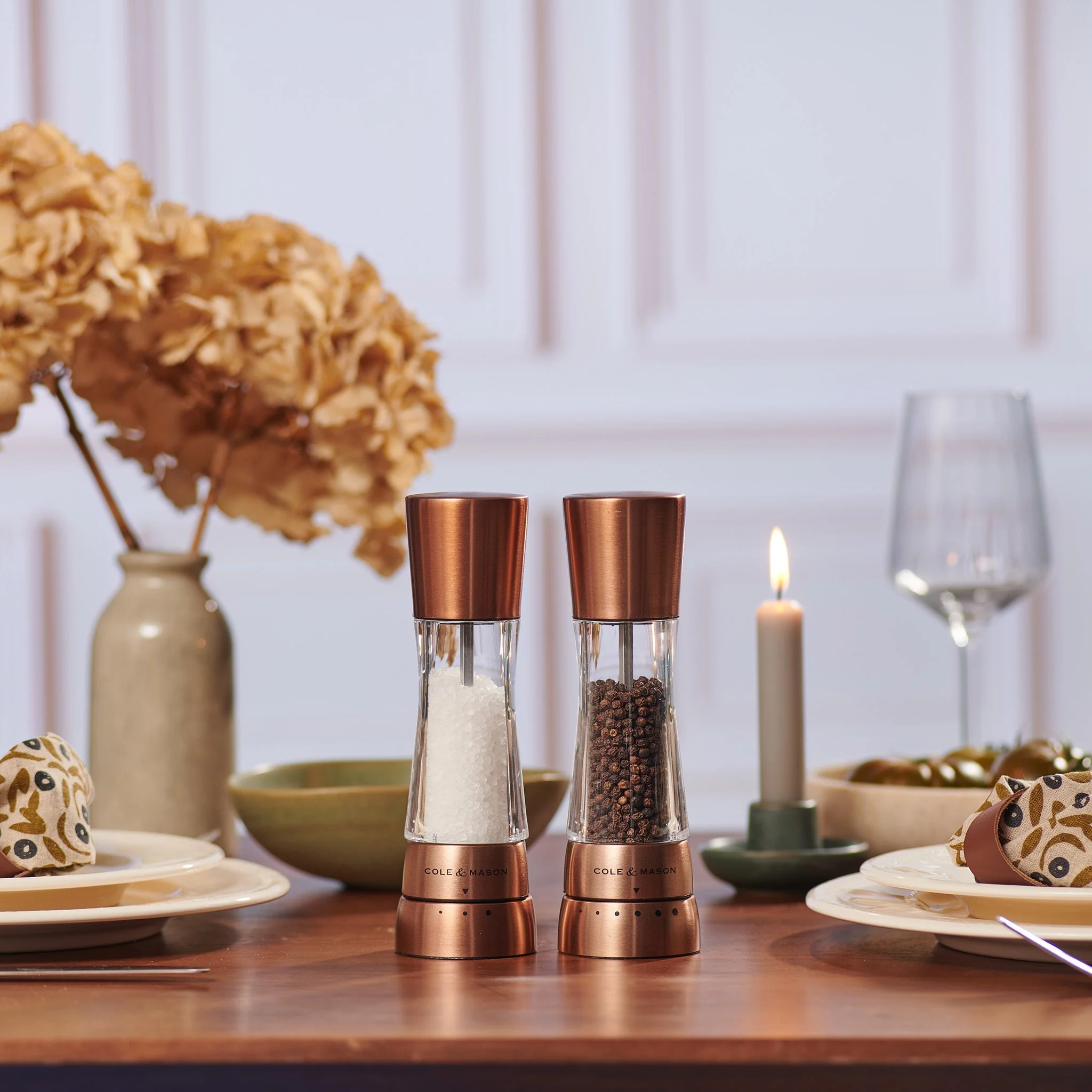 Cole & Mason Derwent Copper Salt & Pepper Mill - Image 2