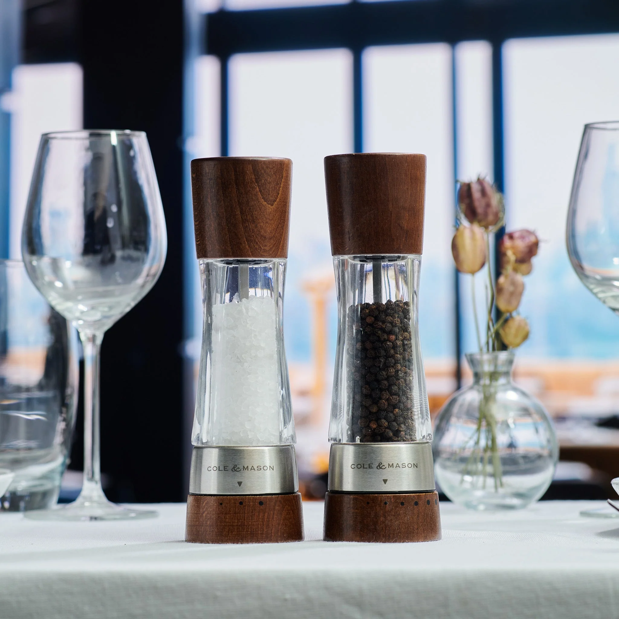 Cole & Mason Derwent Forest Wood Salt & Pepper Mill - Image 2
