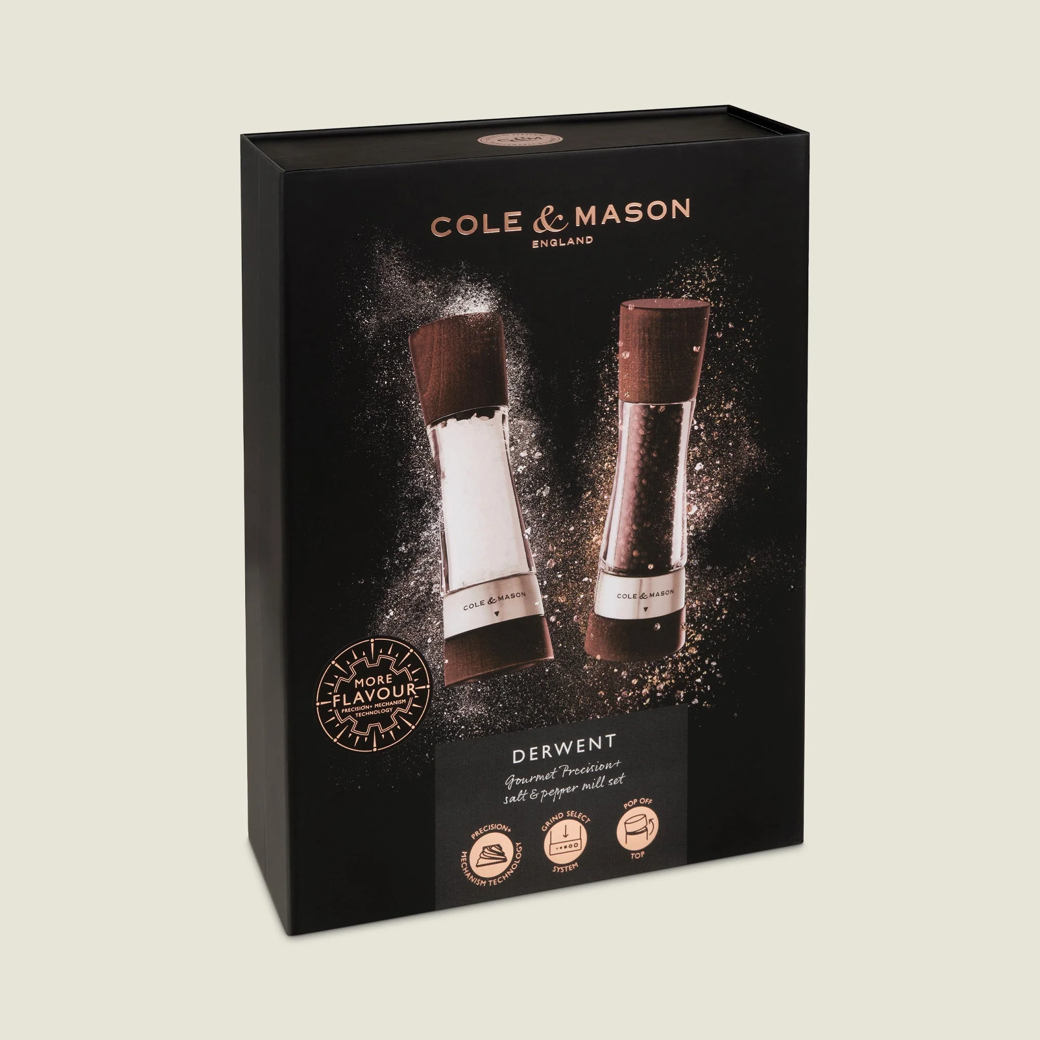 Cole & Mason Derwent Forest Wood Salt & Pepper Mill - Image 6