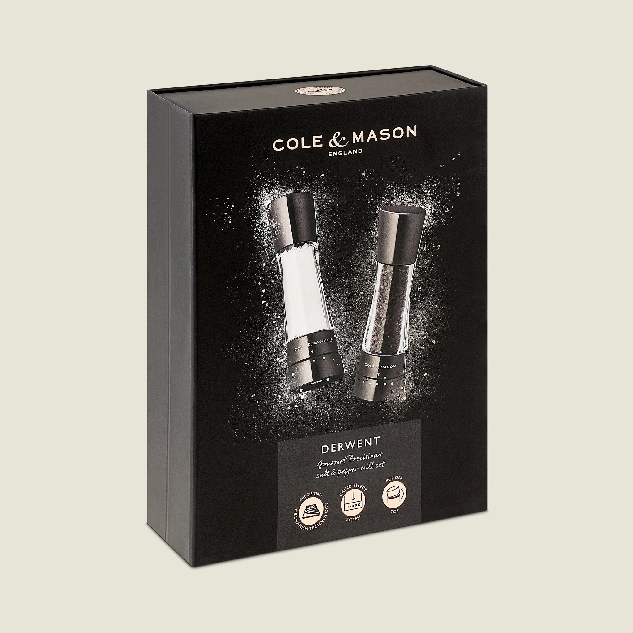 Cole & Mason Derwent Iron Grey Salt & Pepper Mill - Image 9