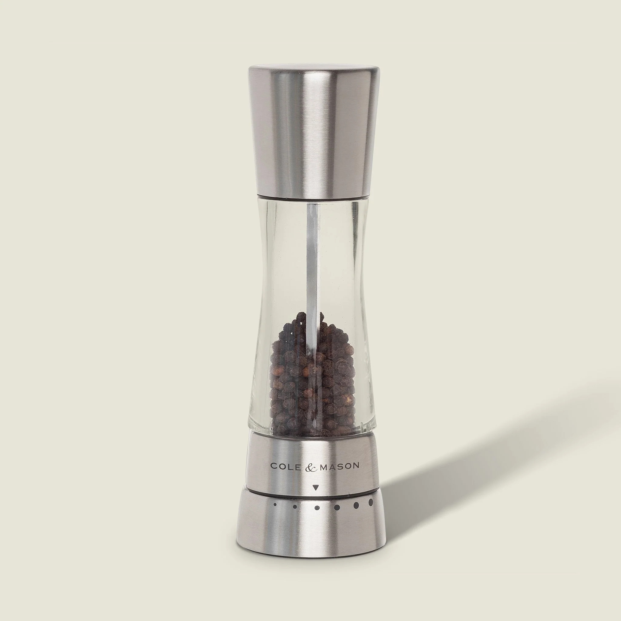 Cole & Mason Derwent Stainless Steel Salt & Pepper Mill - Image 3