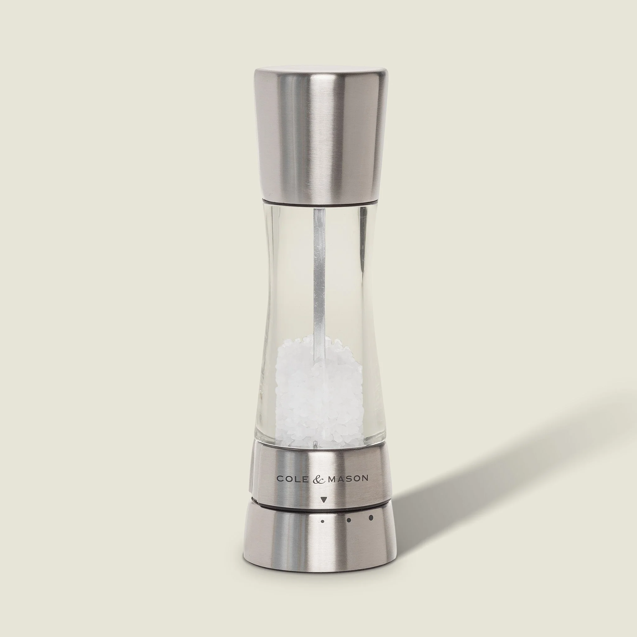 Cole & Mason Derwent Stainless Steel Salt & Pepper Mill - Image 4