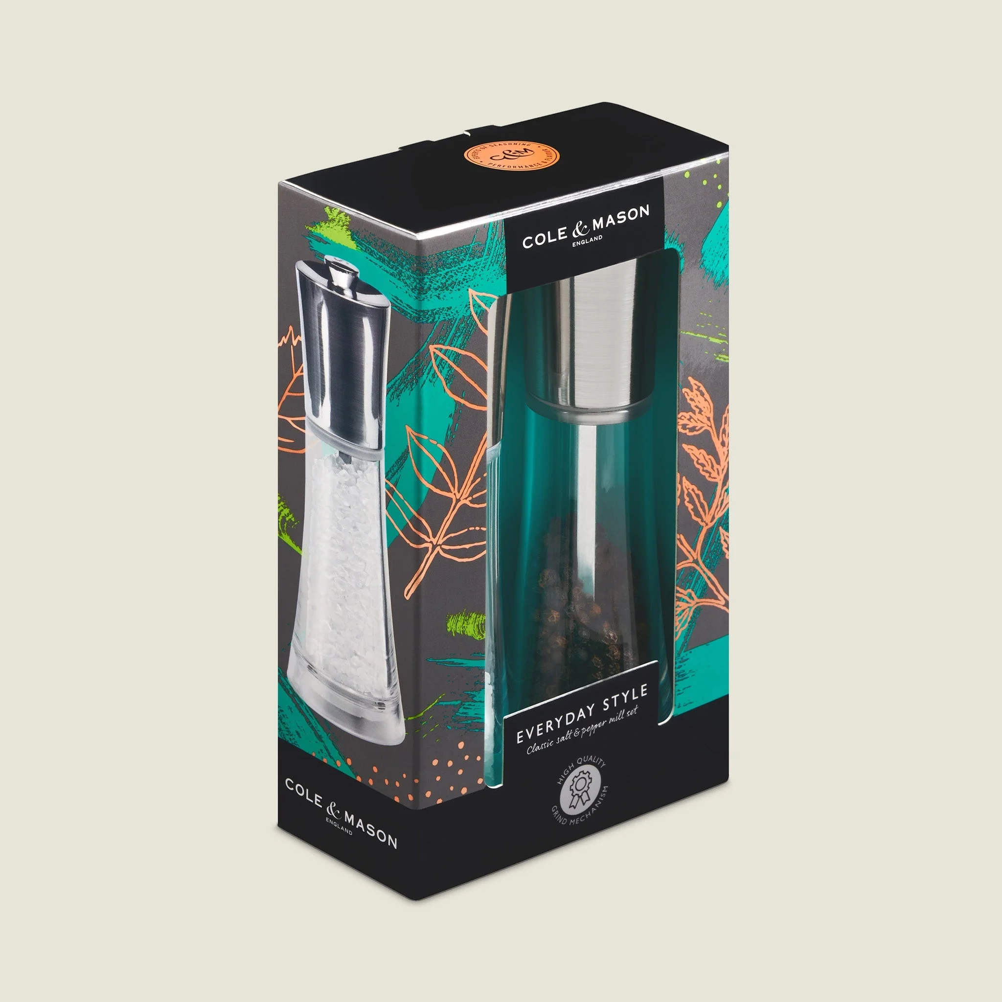 Cole & Mason Everyday Style Salt & Pepper Mill Set - Image 5