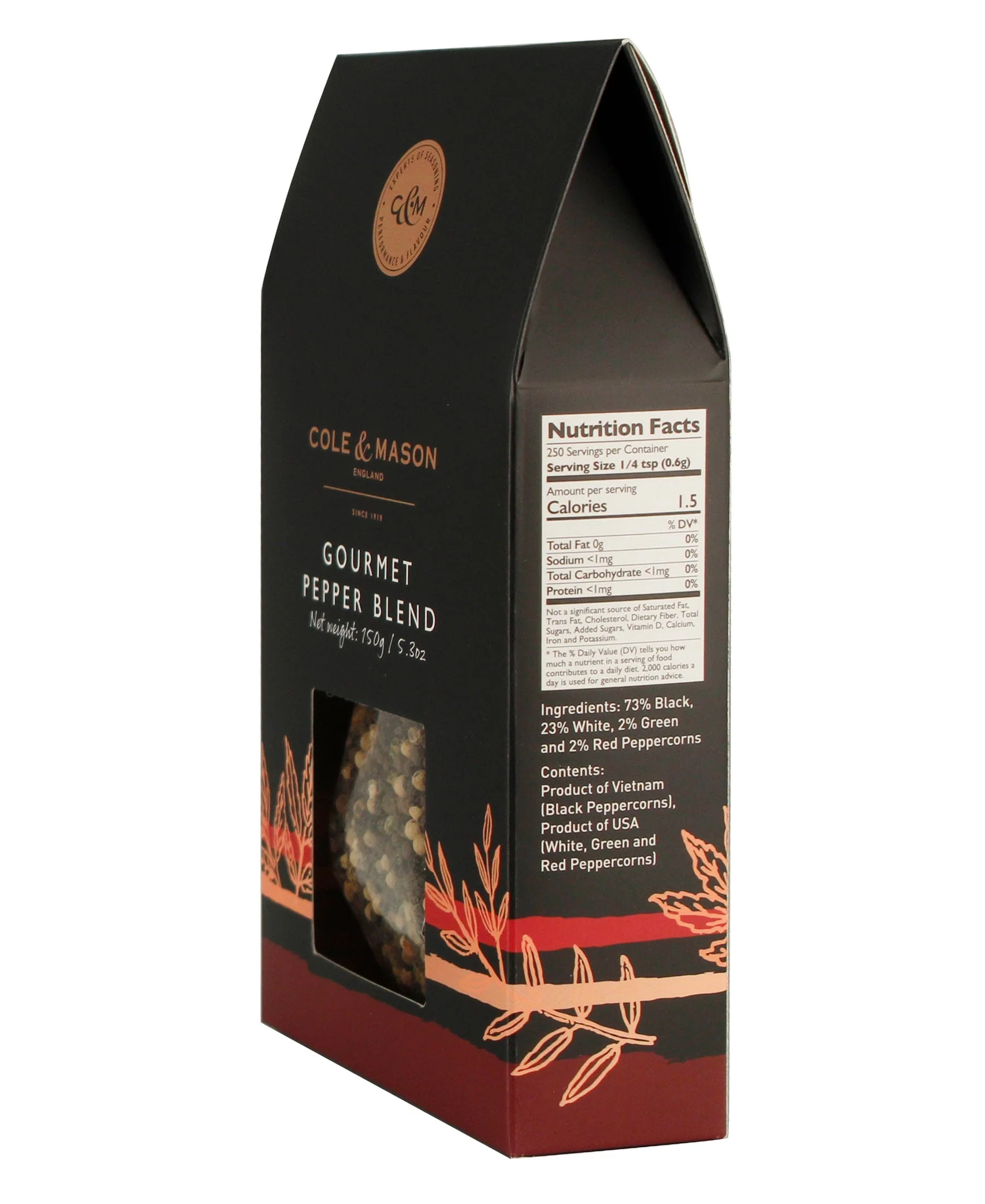 Cole & Mason Gourmet Pepper Blend Box 5.3oz - Image 3