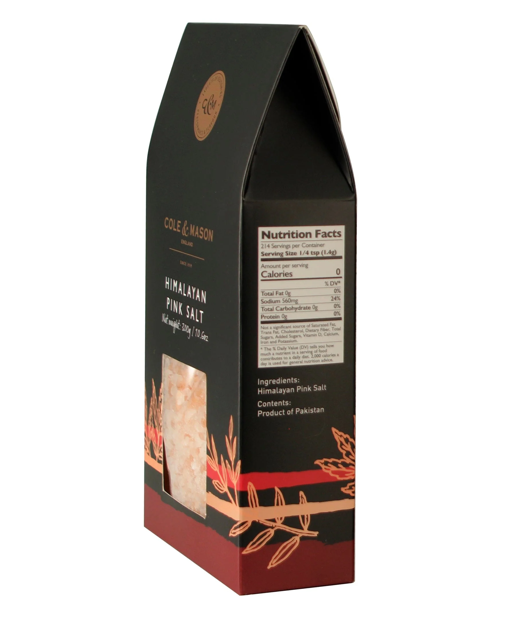 Cole & Mason Himalayan Pink Salt Box Refill 10.6oz - Image 3