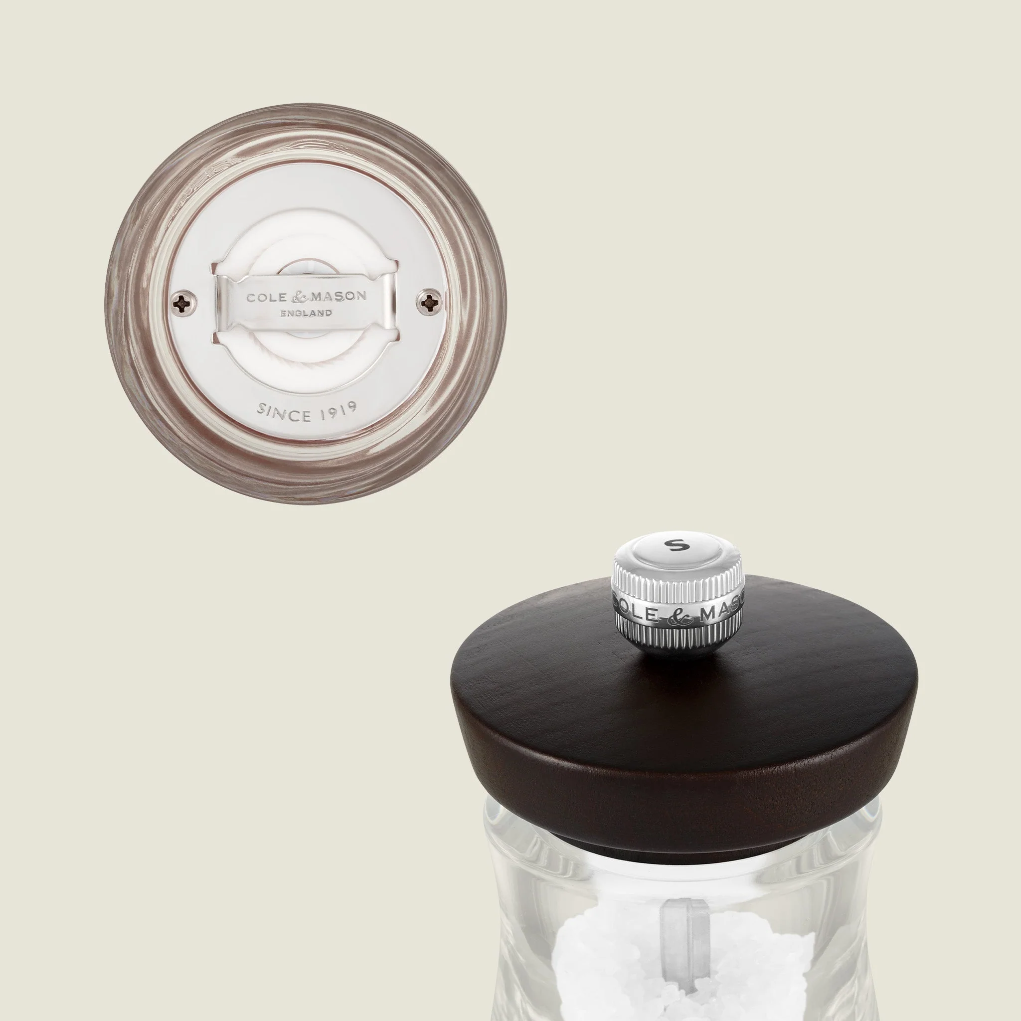 Cole & Mason Holborn Chocolate Beech Salt & Pepper Mills - Image 5