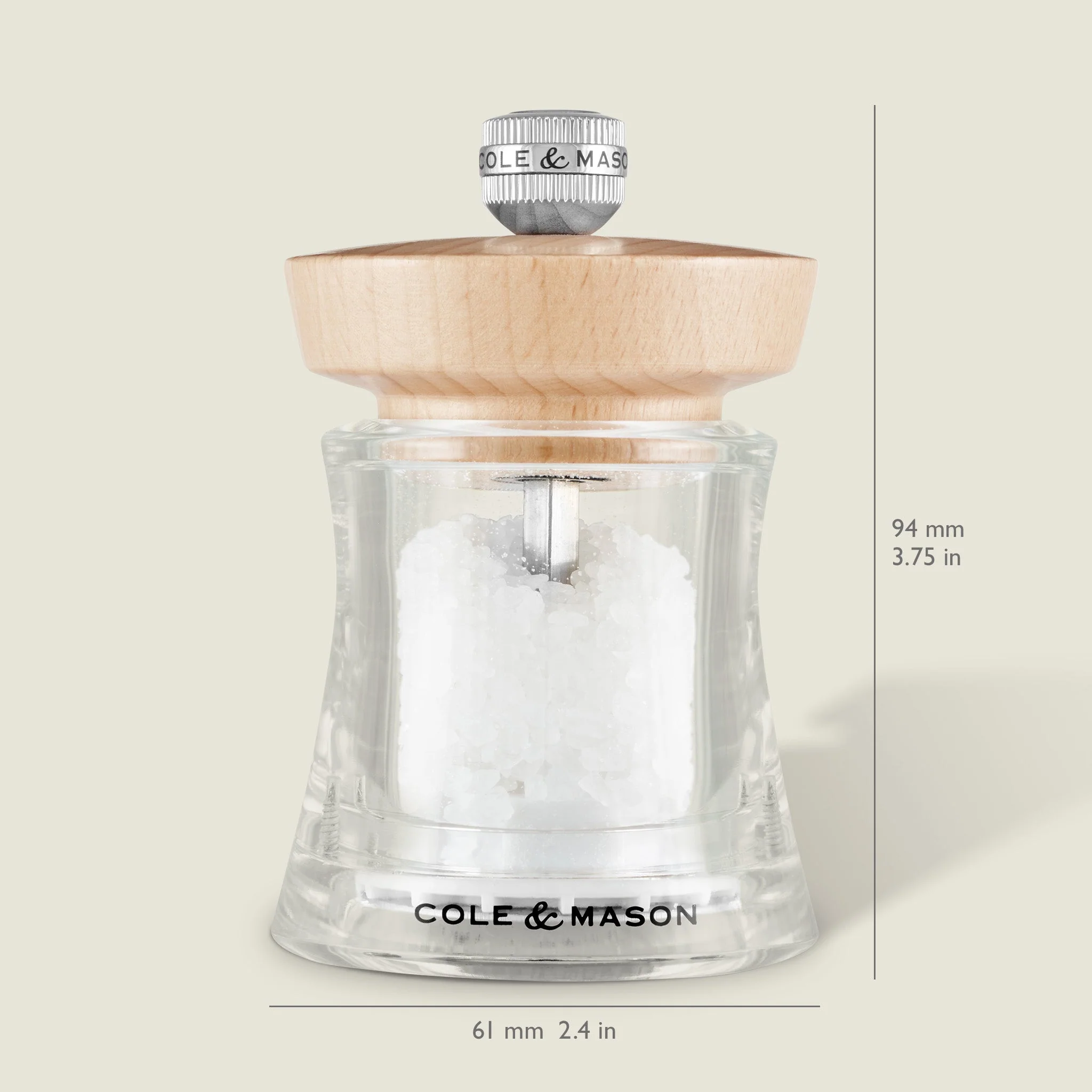 Cole & Mason Holborn Chocolate Beech Salt & Pepper Mills - Image 9