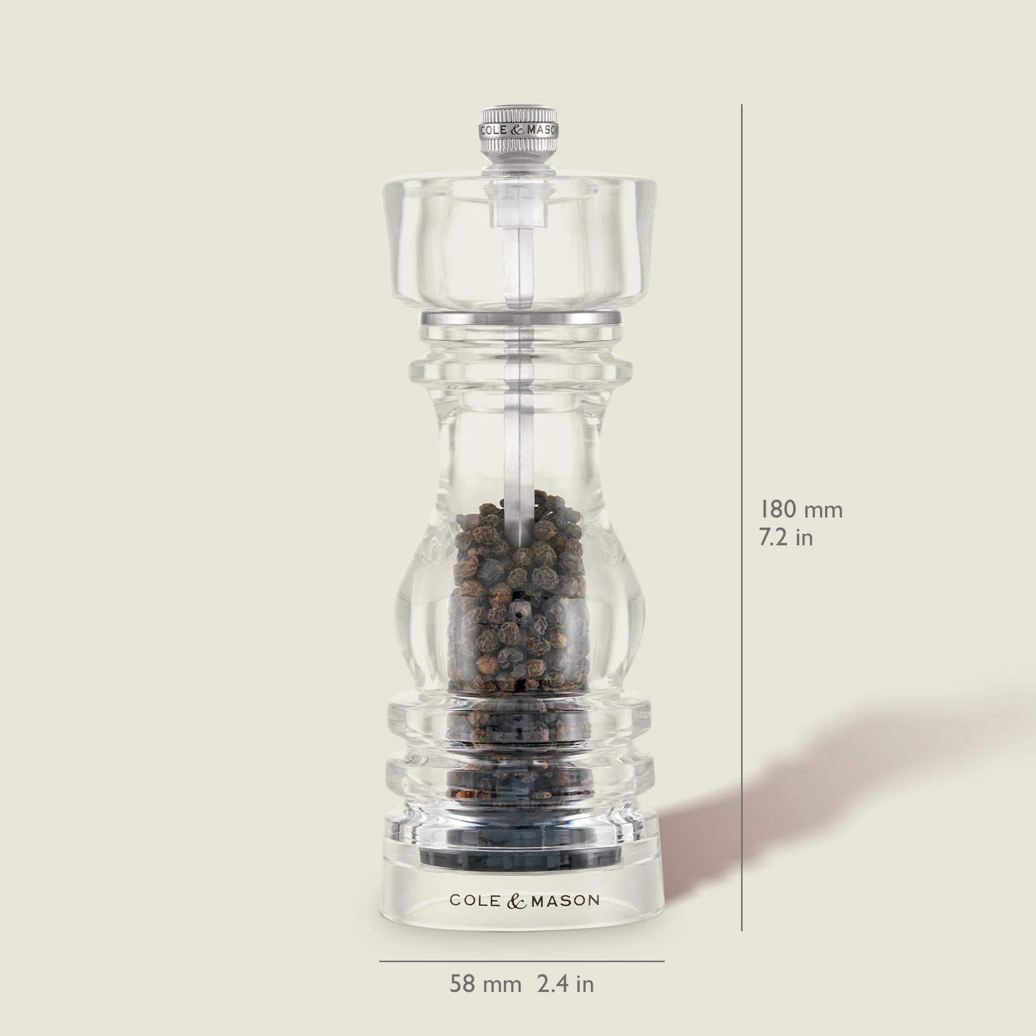 Cole & Mason London Acrylic Salt & Pepper Mills - Image 14