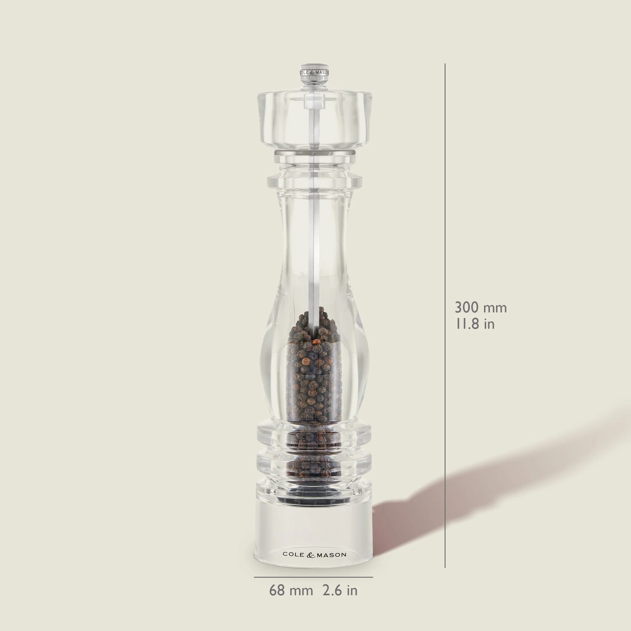 Cole & Mason London Acrylic Salt & Pepper Mills - Image 16