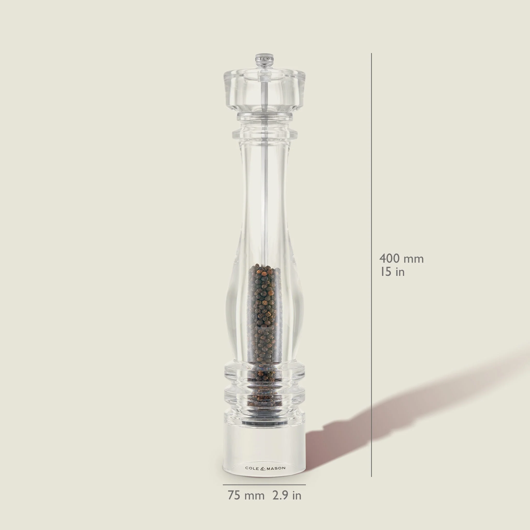 Cole & Mason London Acrylic Salt & Pepper Mills - Image 18