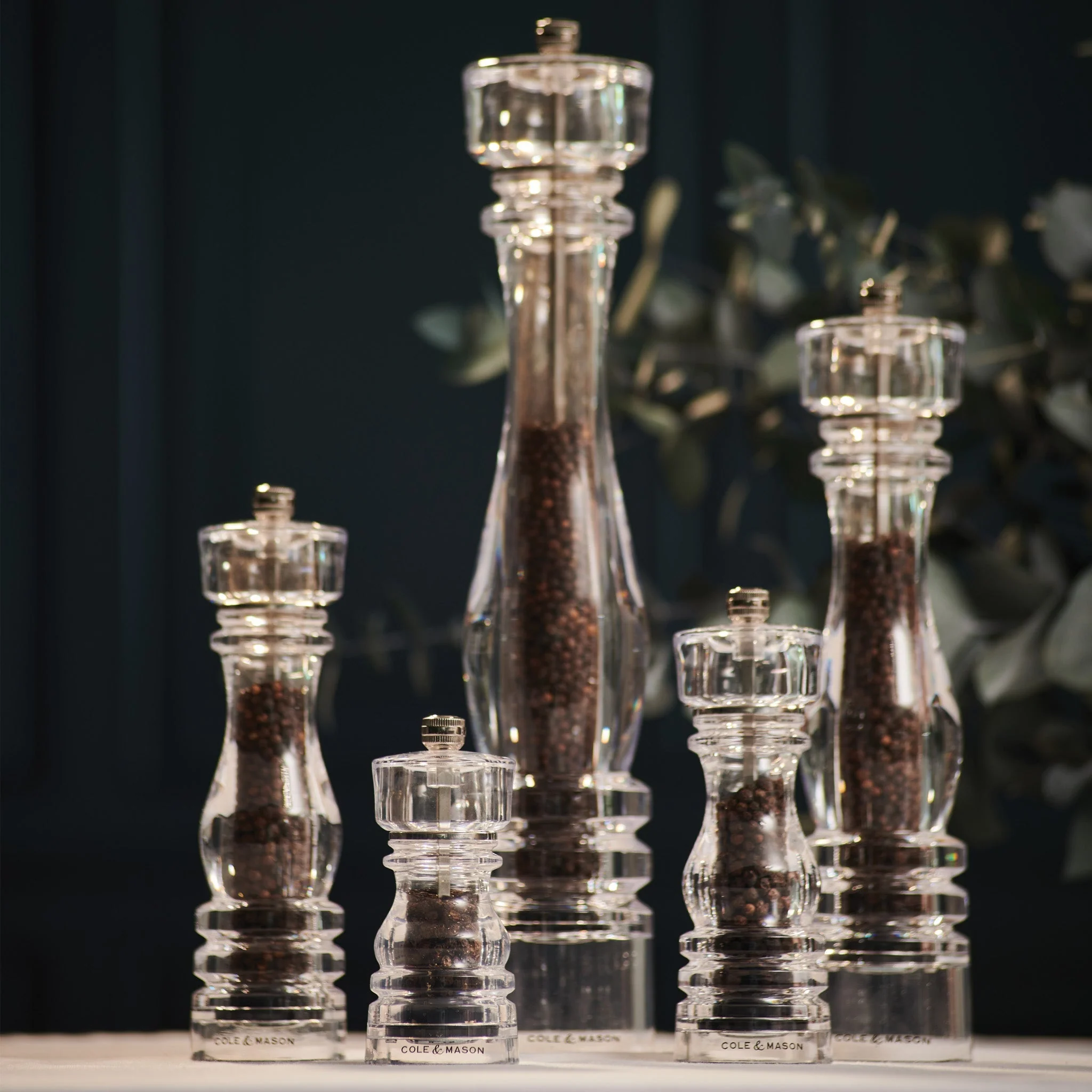 Cole & Mason London Acrylic Salt & Pepper Mills - Image 2