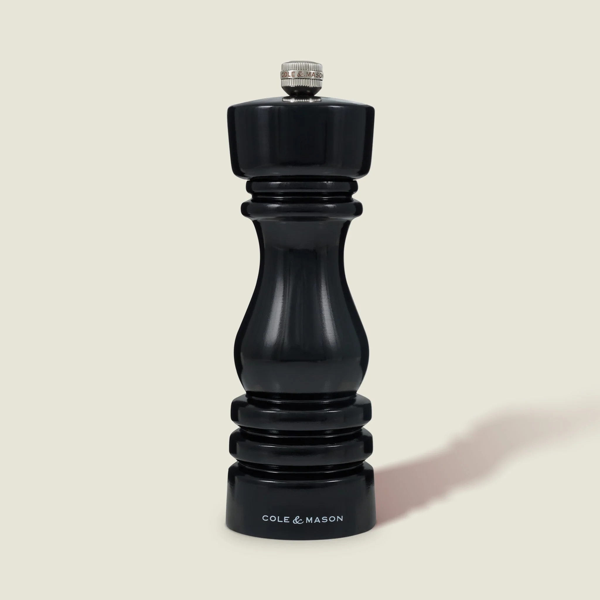 Cole & Mason London Black Gloss Salt & Pepper Mills 7" - Image 4