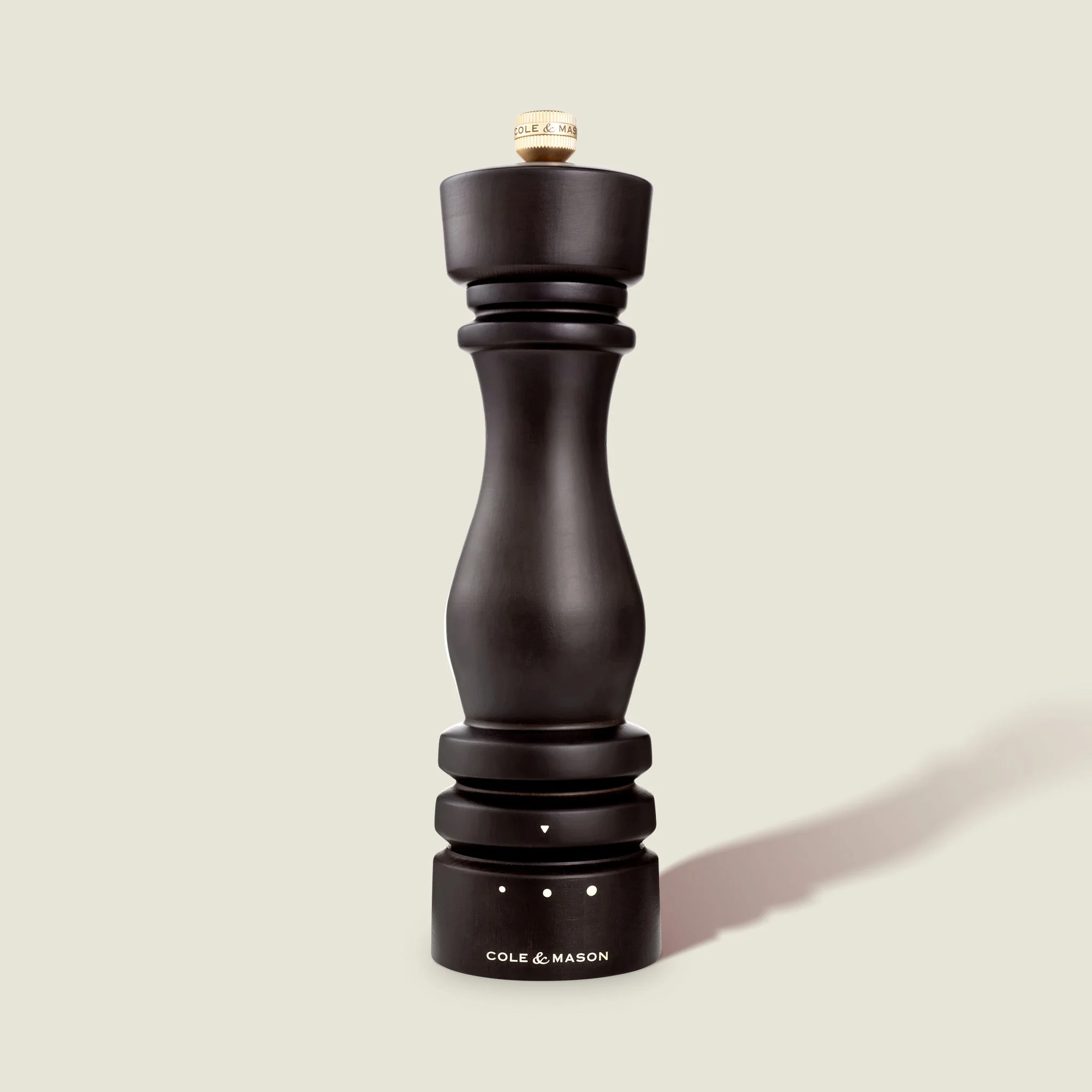 Cole & Mason London Chocolate Wood Grind Select Salt & Pepper Mills - Image 3