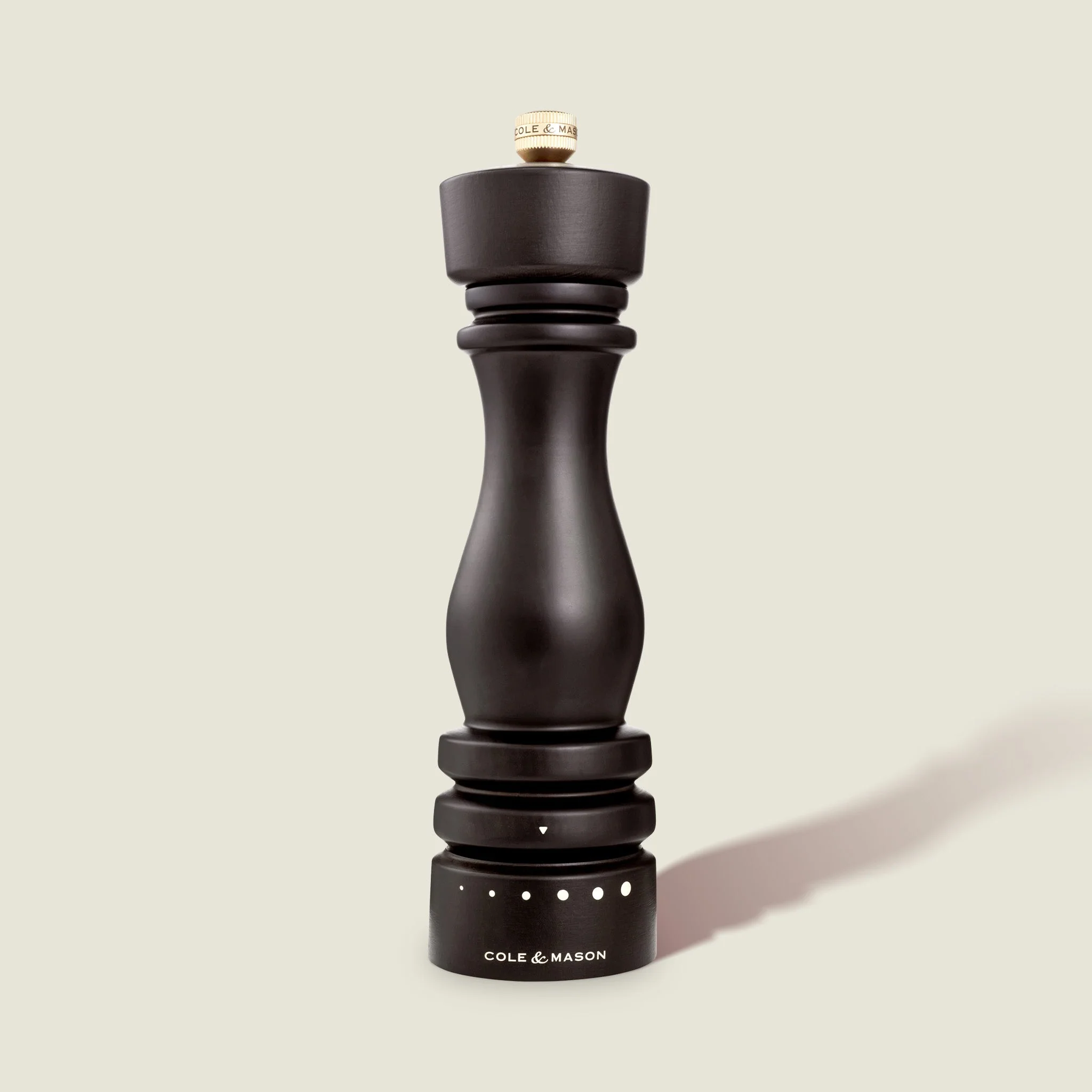 Cole & Mason London Chocolate Wood Grind Select Salt & Pepper Mills - Image 5