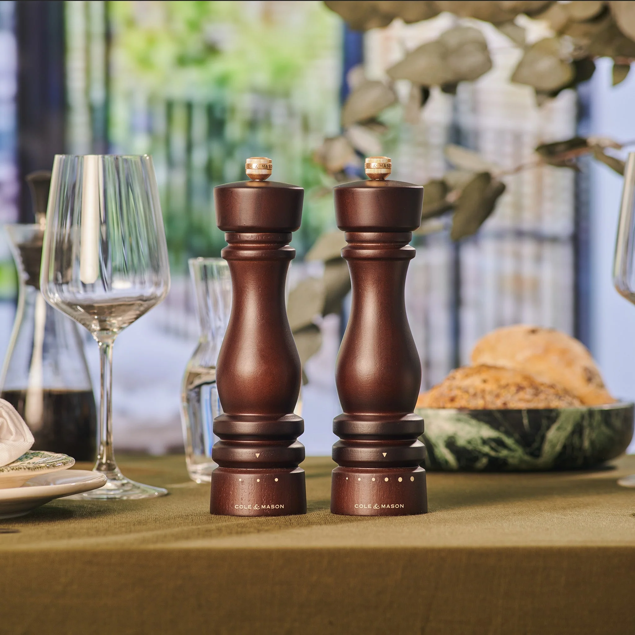 Cole & Mason London Chocolate Wood Grind Select Salt & Pepper Mills - Image 8