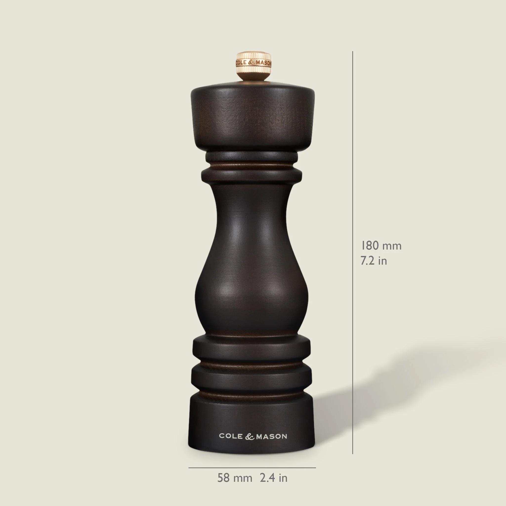 Cole & Mason London Chocolate Wood Salt & Pepper Mills - Image 18