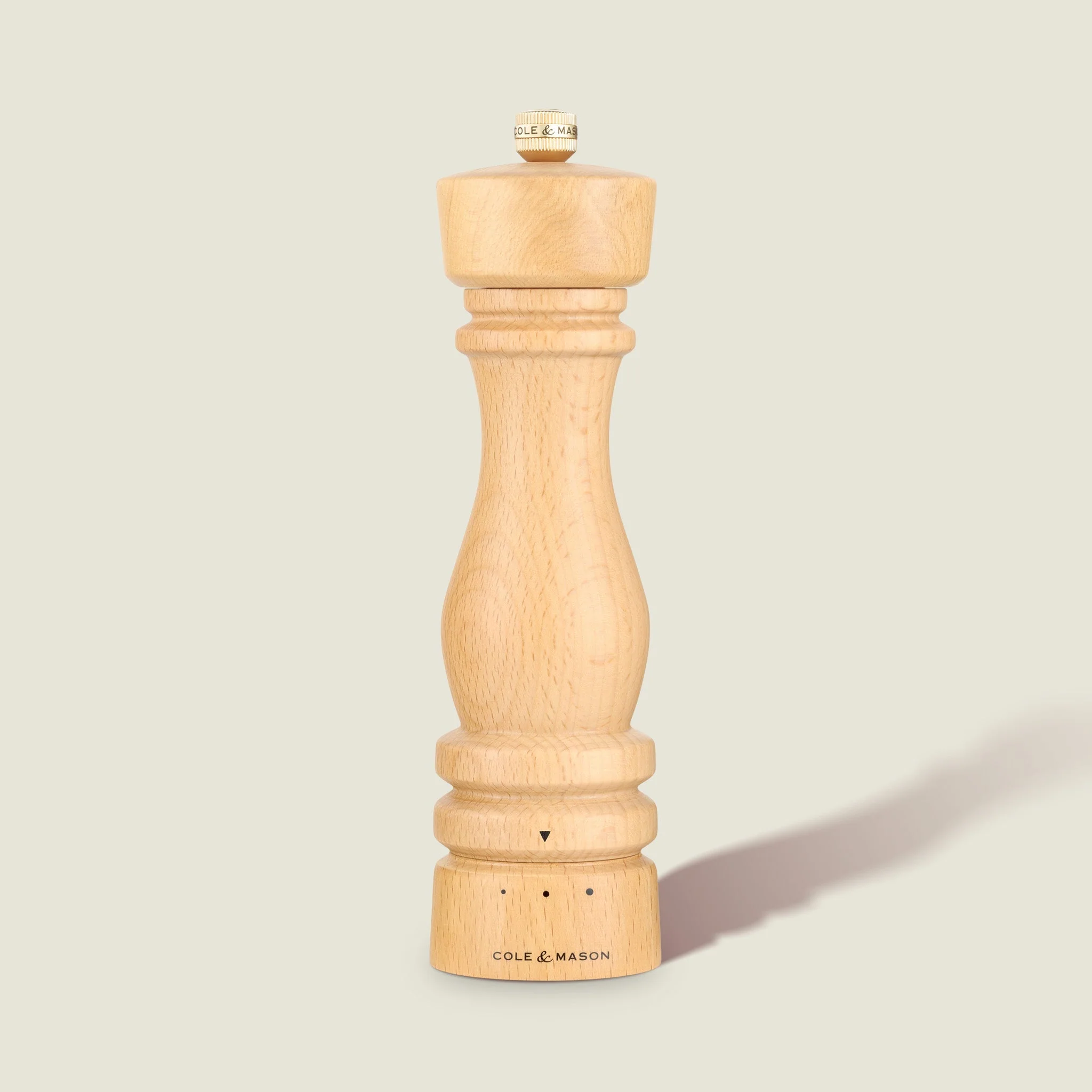 Cole & Mason London Natural Beech Grind Select Salt & Pepper Mills - Image 5
