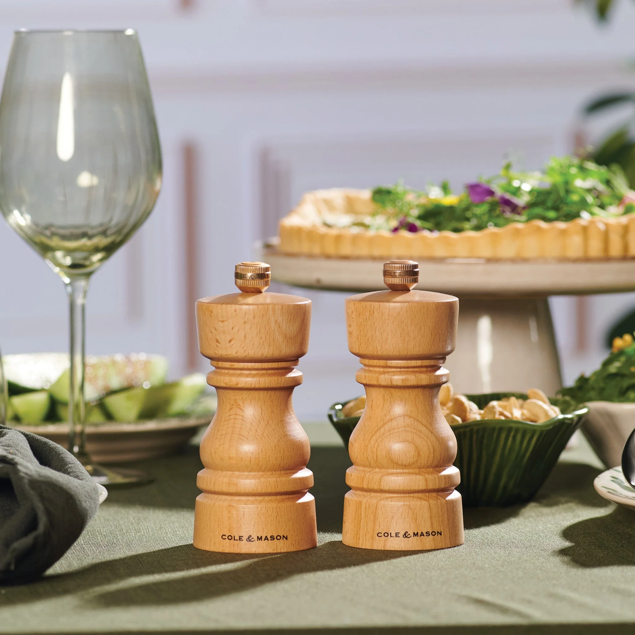 Cole & Mason London Natural Beech Salt & Pepper Mills - Image 10