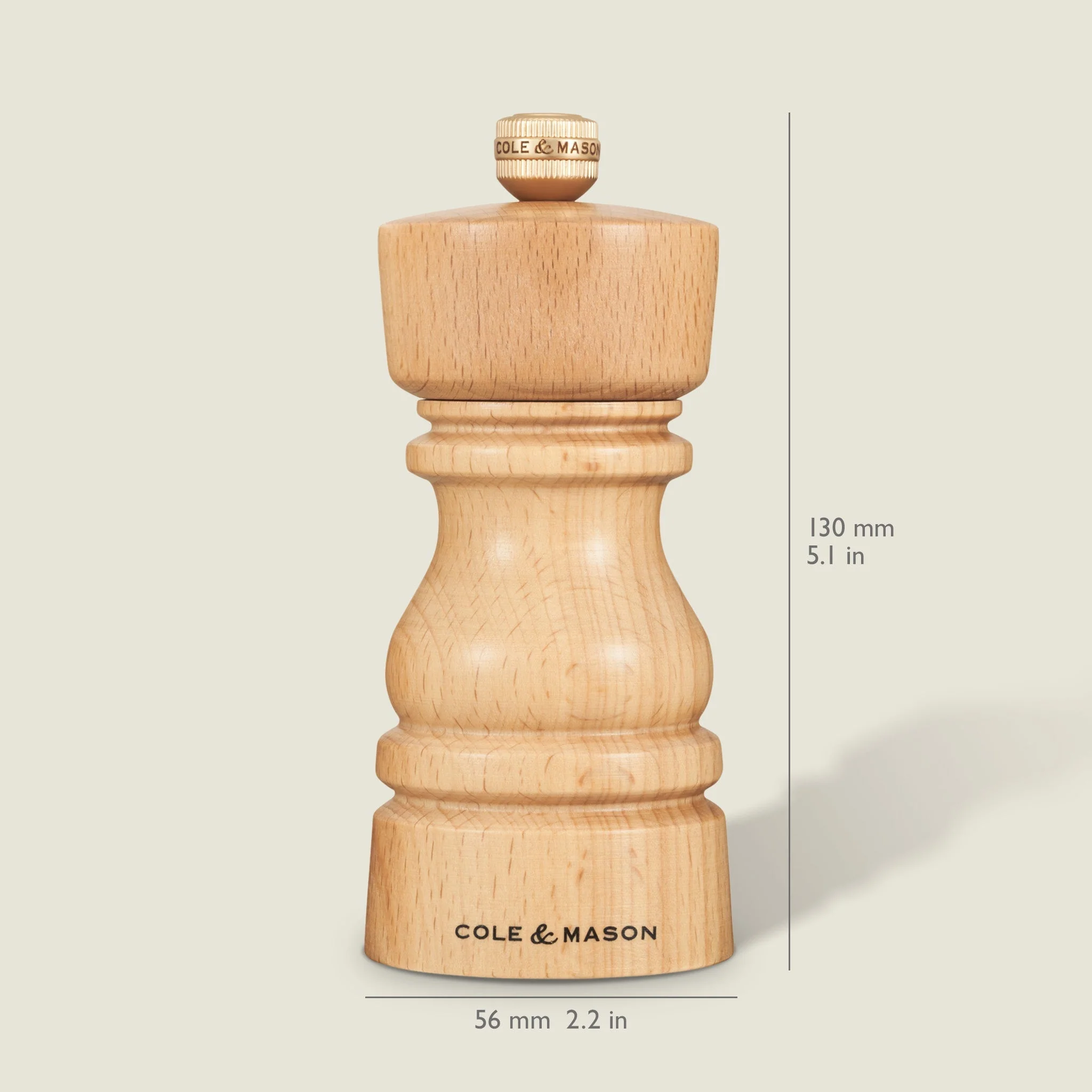 Cole & Mason London Natural Beech Salt & Pepper Mills - Image 19