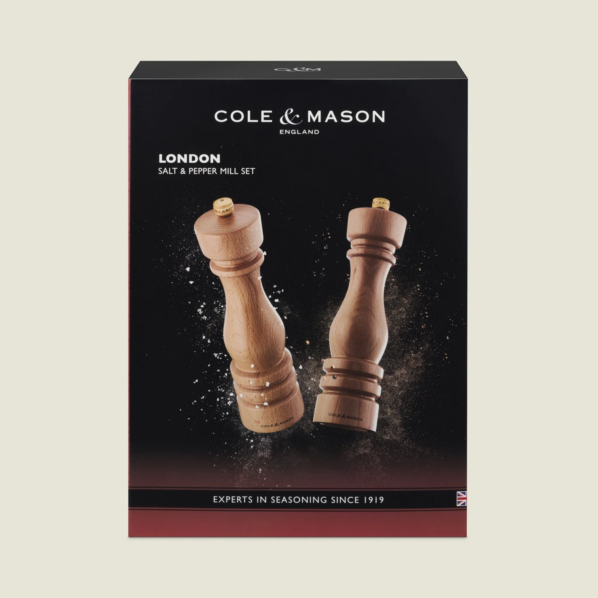 Cole & Mason London Natural Beech Salt & Pepper Mills - Image 25