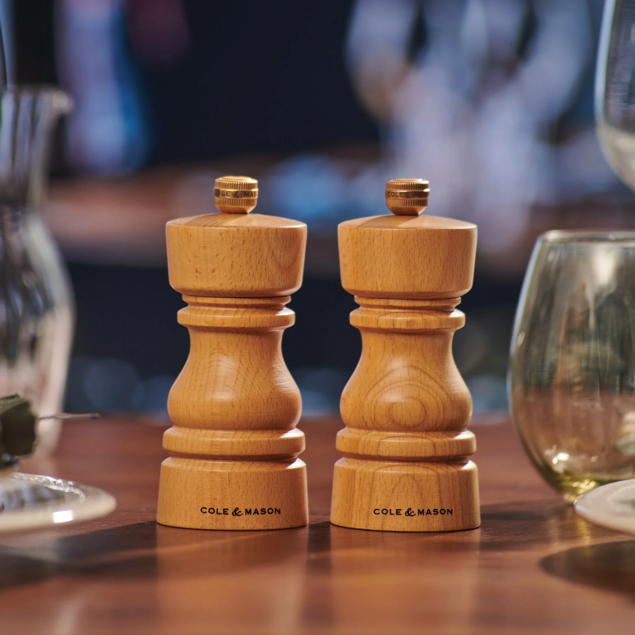 Cole & Mason London Natural Beech Salt & Pepper Mills - Image 9
