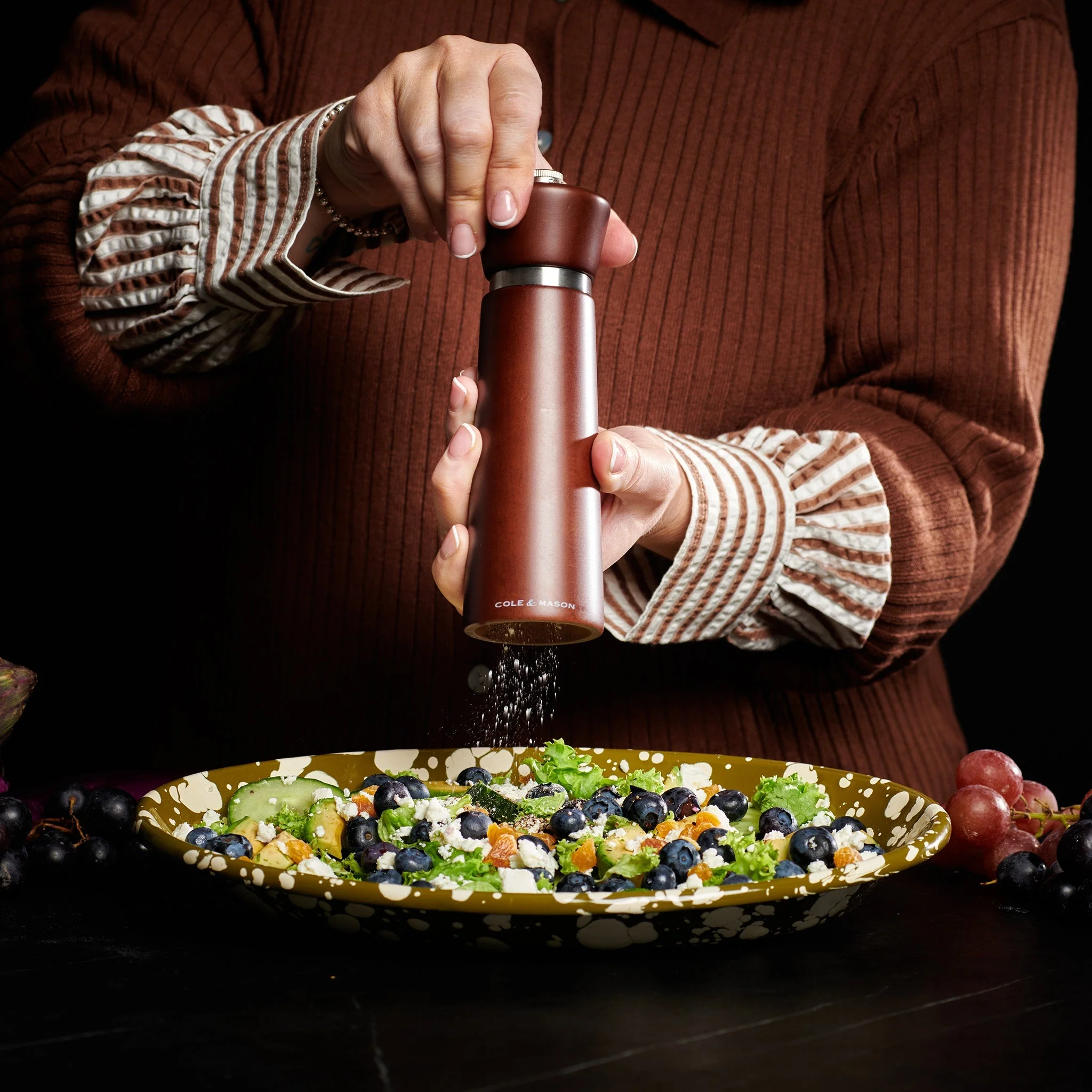 Cole & Mason Millbank Chestnut Salt & Pepper Mills - Image 3